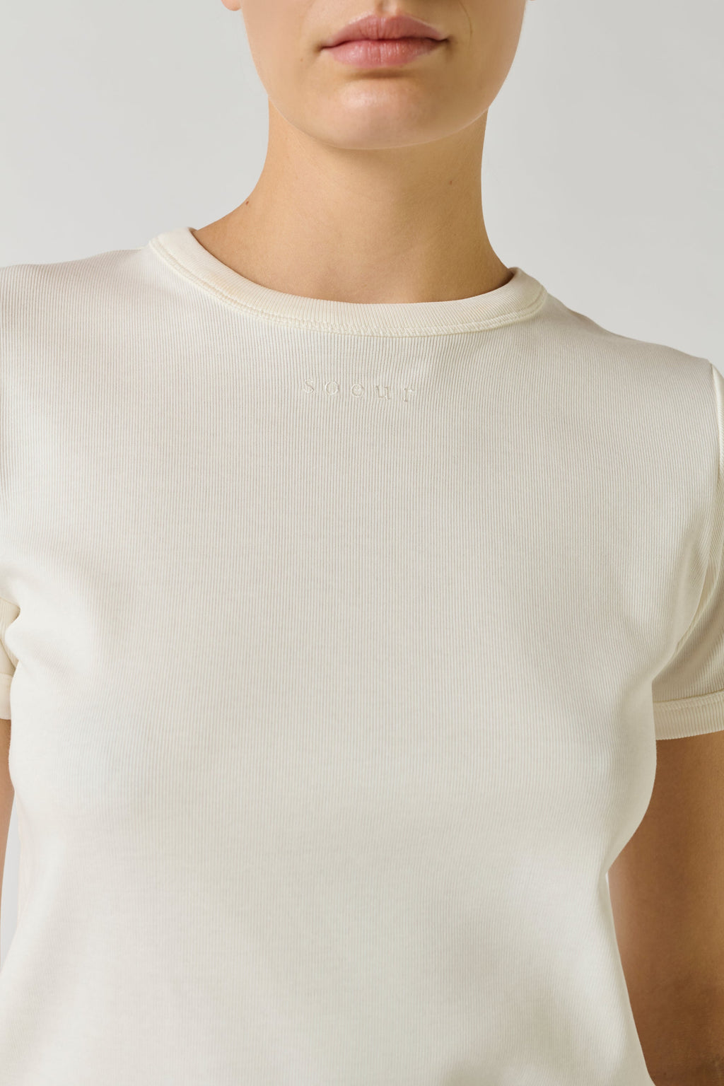 Tee-shirt brodé en coton