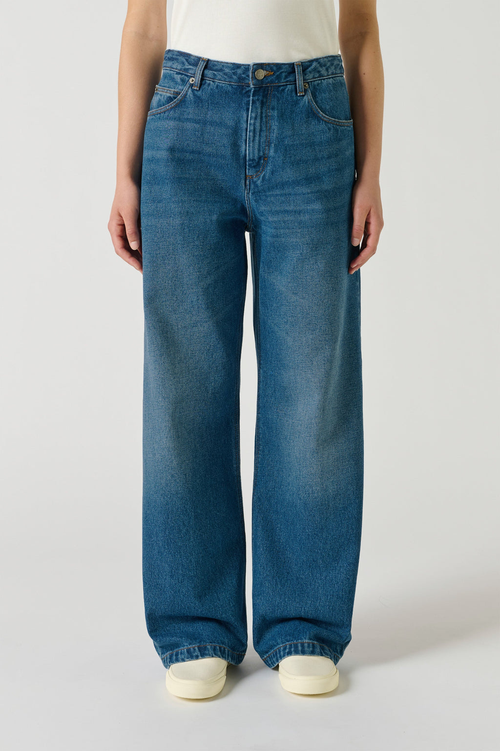 Jean droit en denim