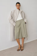 Manteau oversize en coton