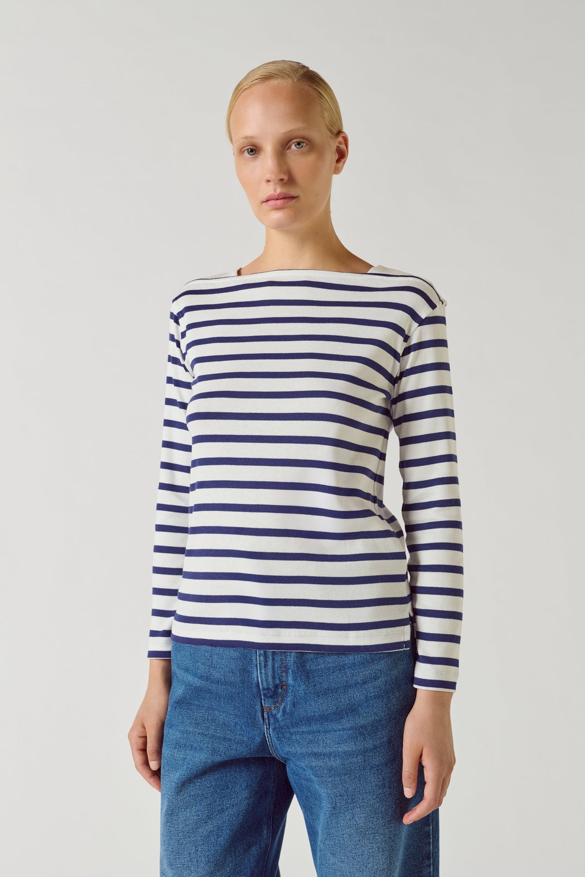 Tee-shirt marinière en coton