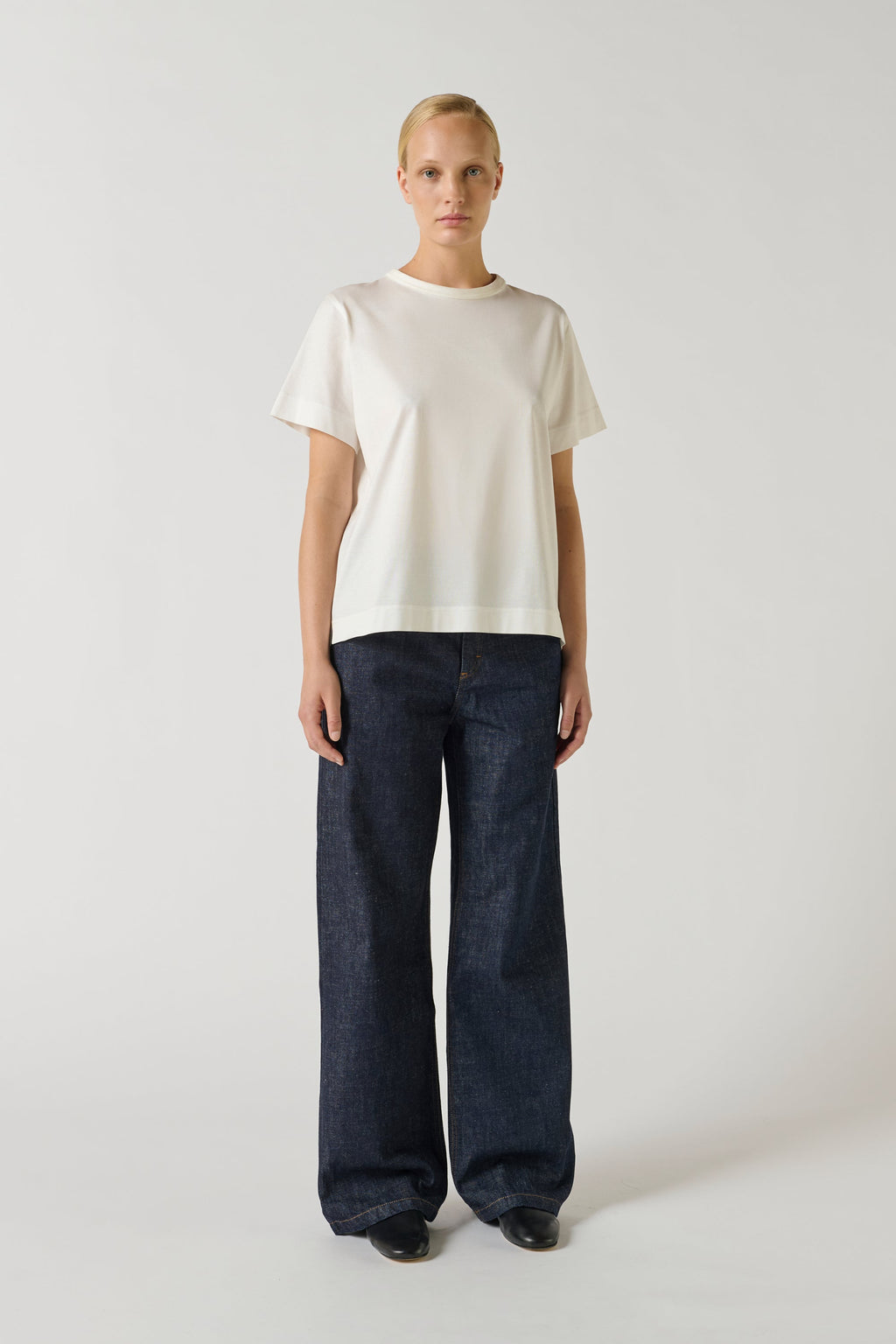 Jean droit en denim