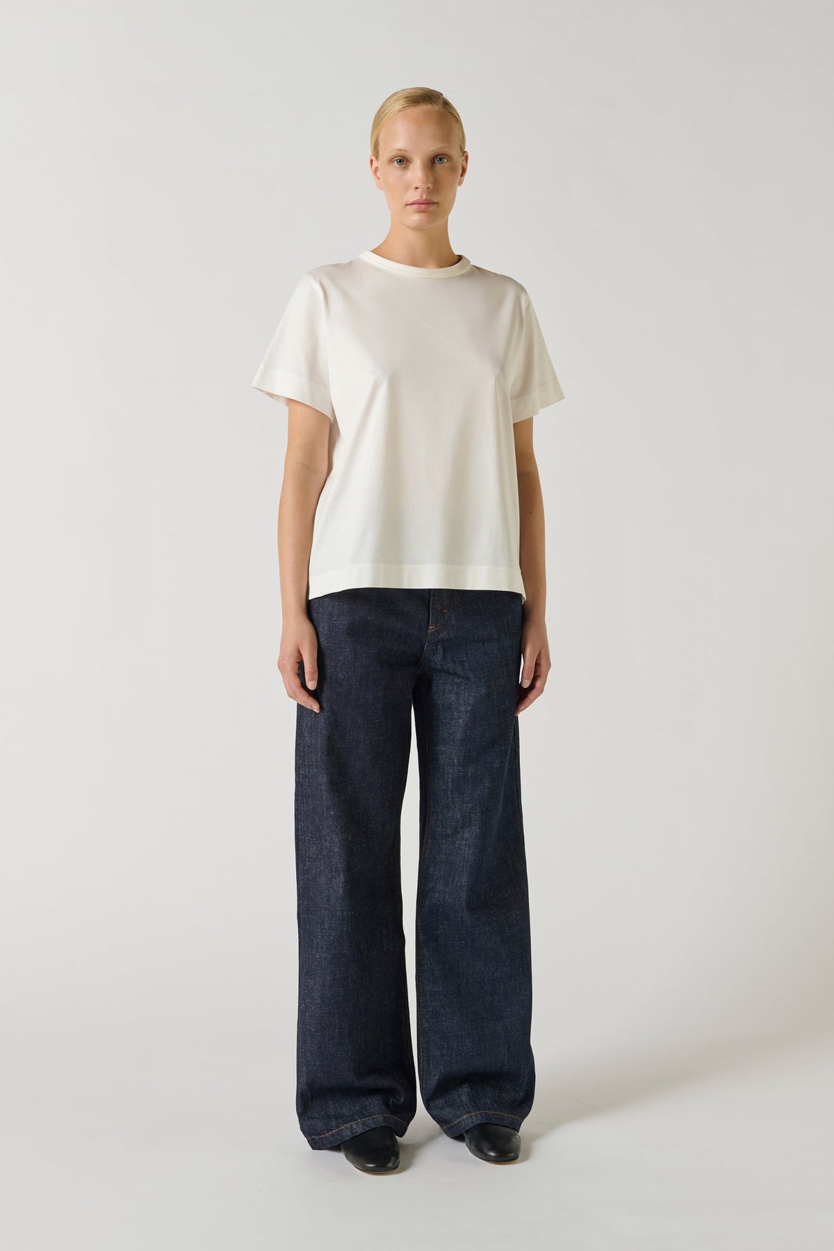 Jean droit en denim