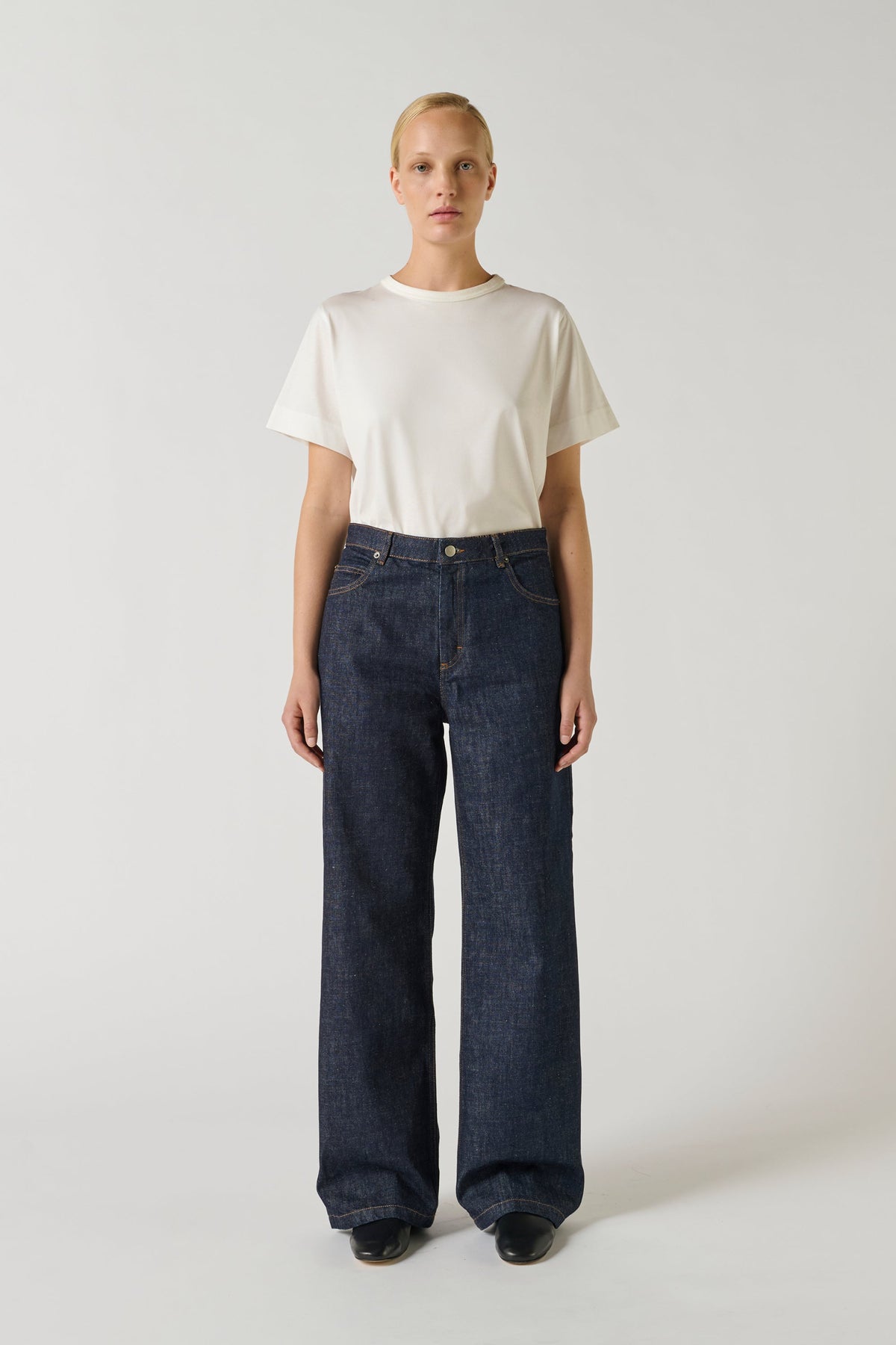 Jean droit en denim
