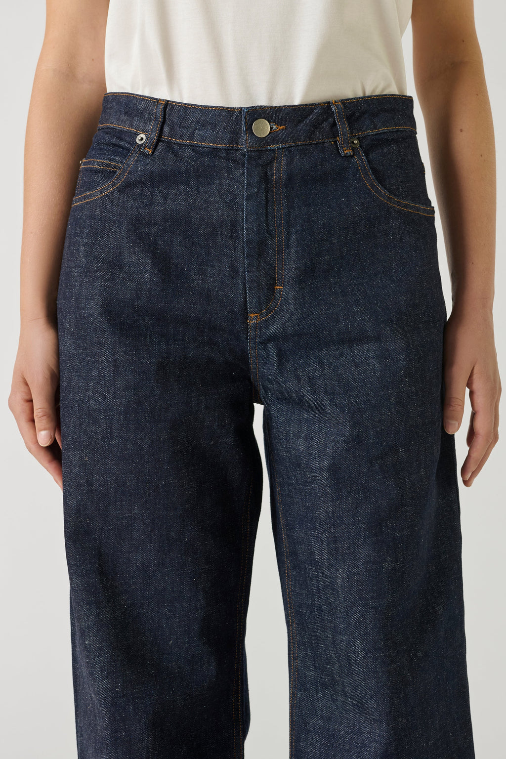 Jean droit en denim