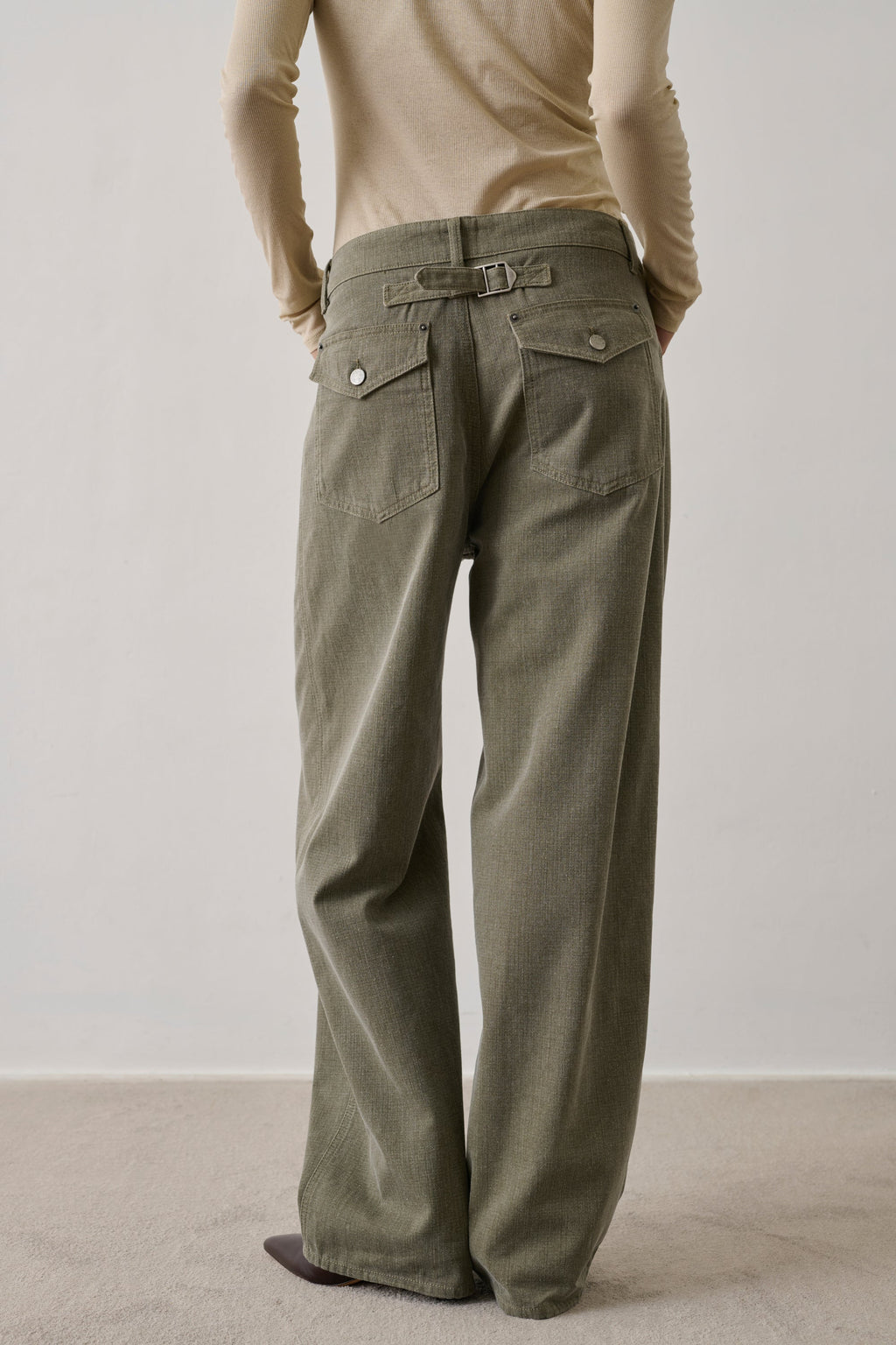 Pantalon en toile japonaise