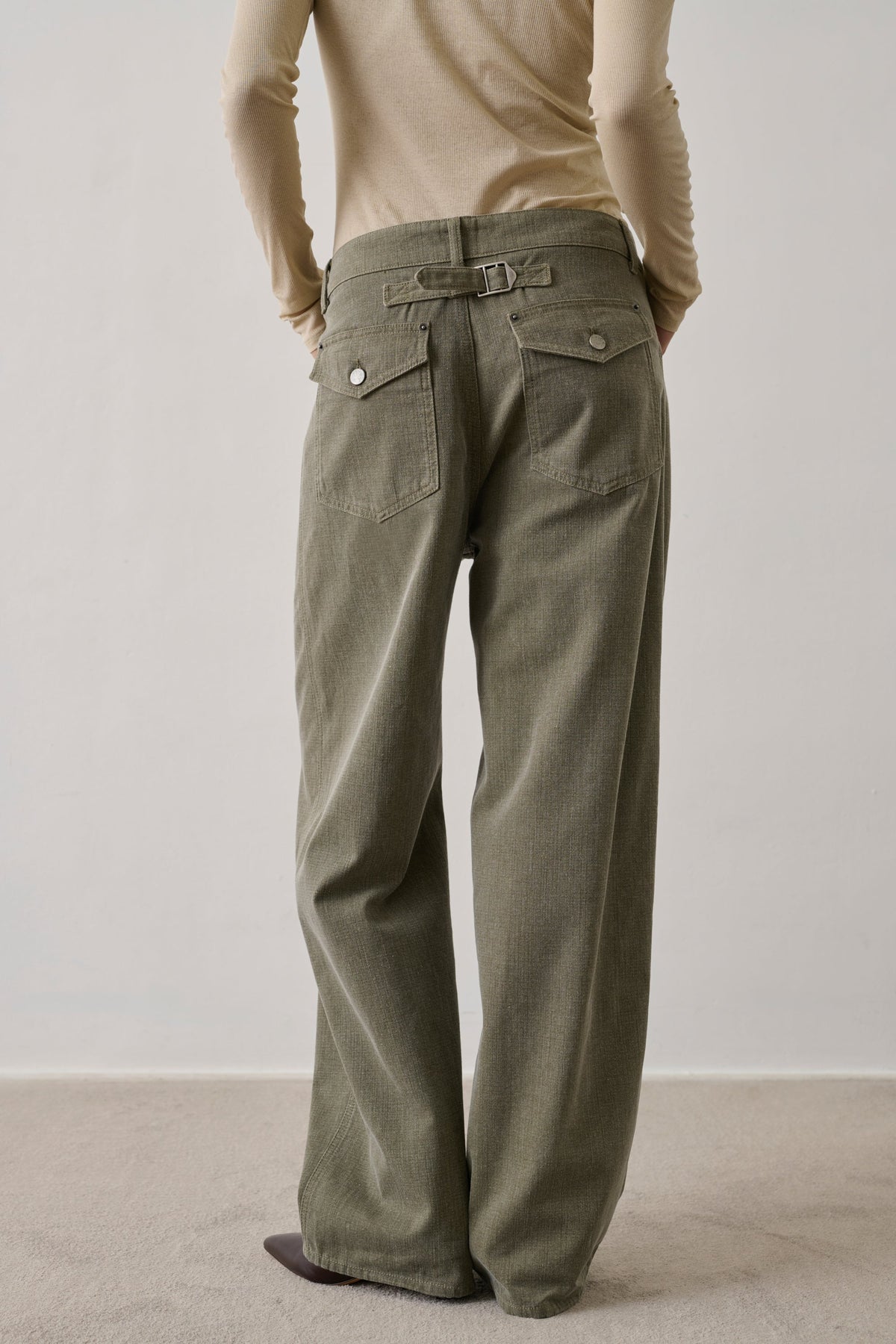 Pantalon en toile japonaise