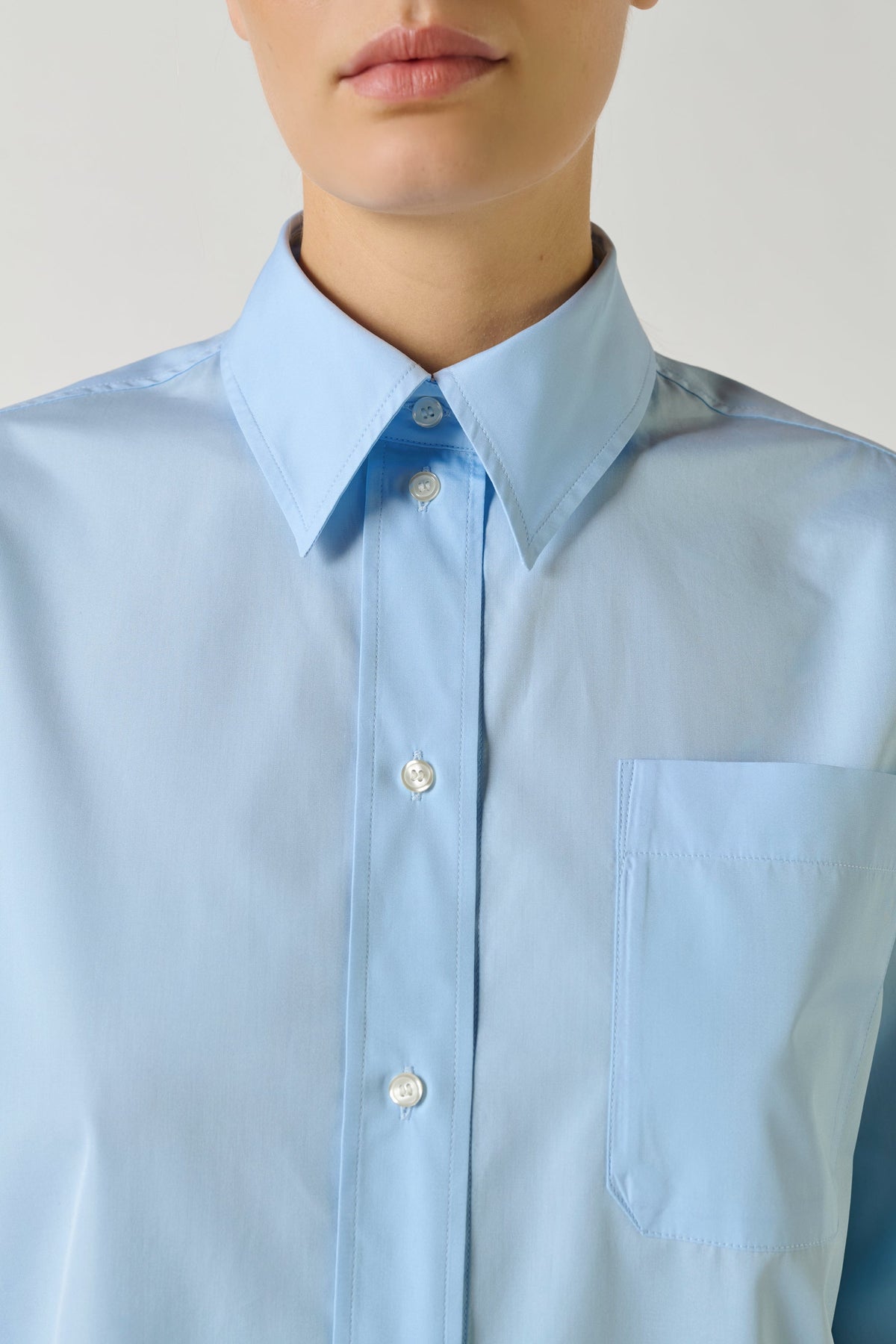 Chemise en popeline