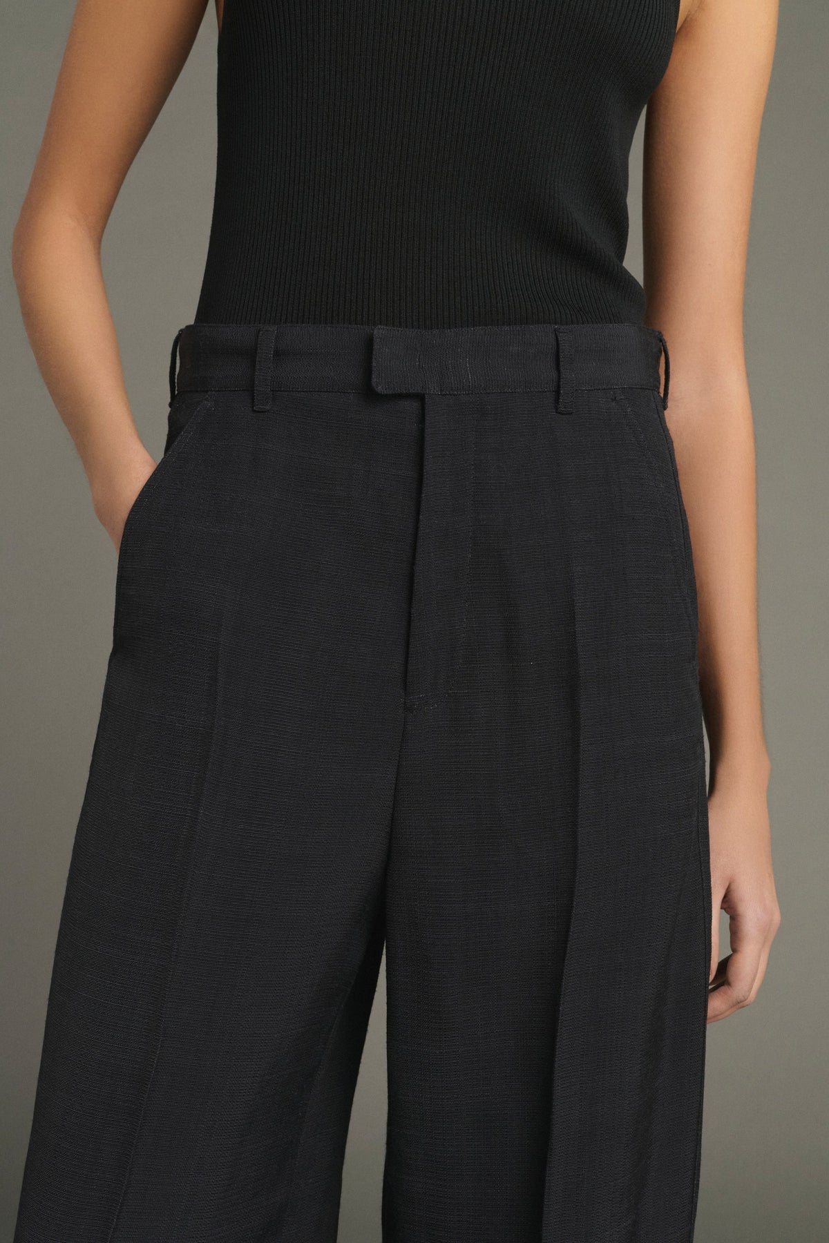 Pantalon de tailleur fluide