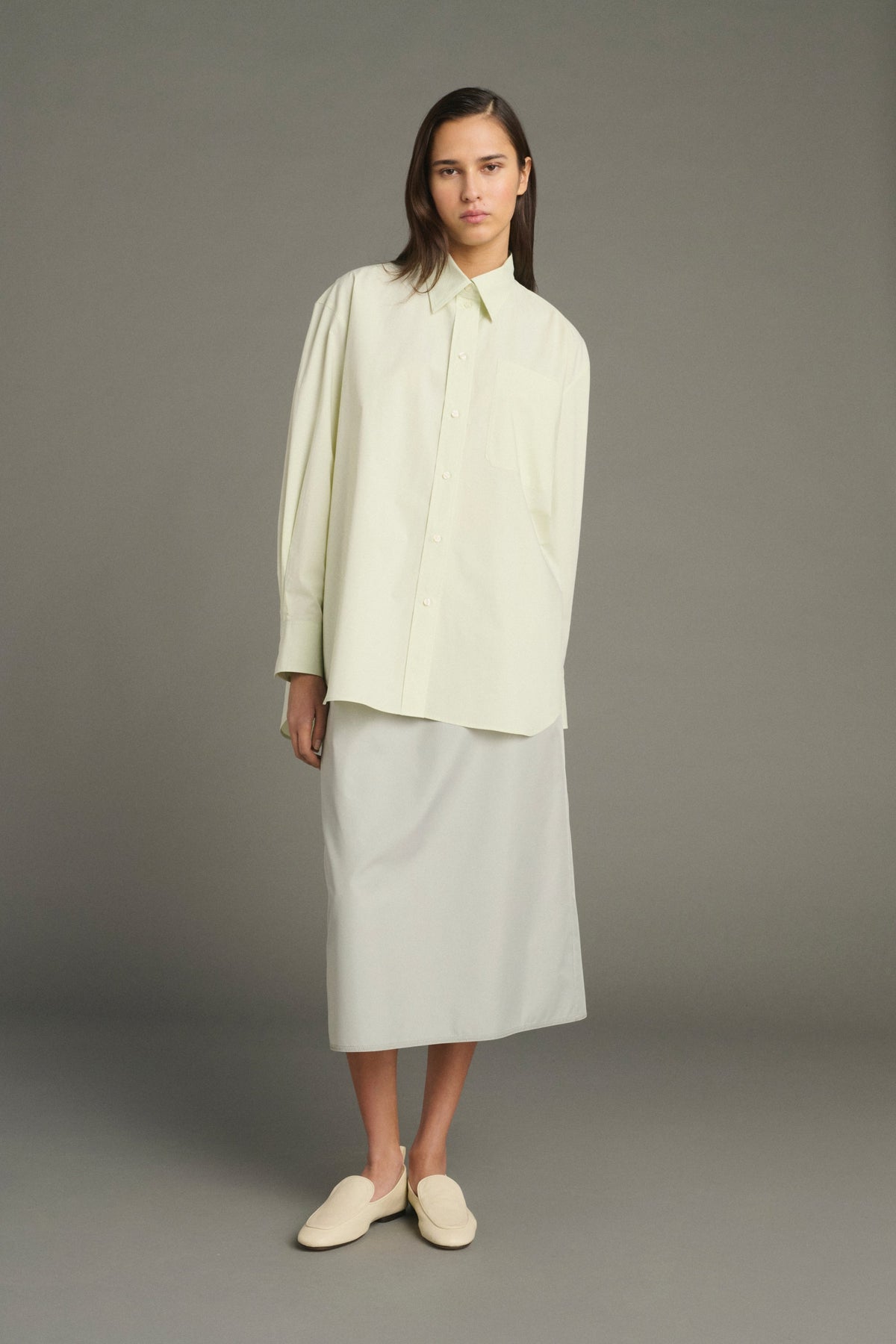 Chemise oversize à poche