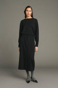 Robe pull en laine mérinos