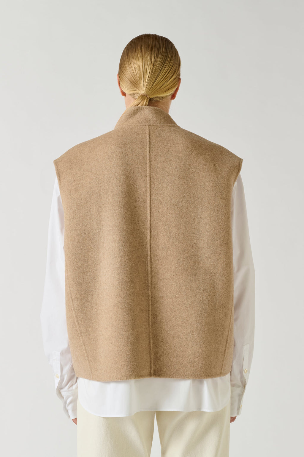 Blouson en laine double face