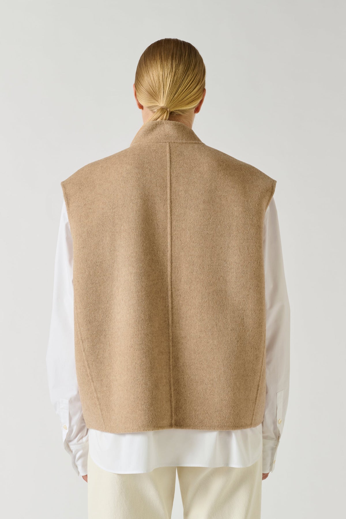 Blouson en laine double face