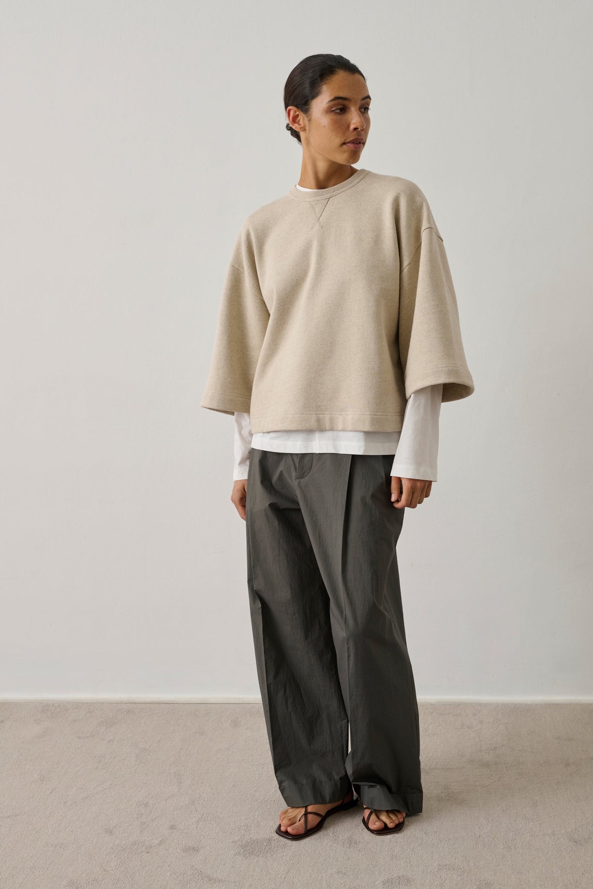 Sweatshirt en molleton