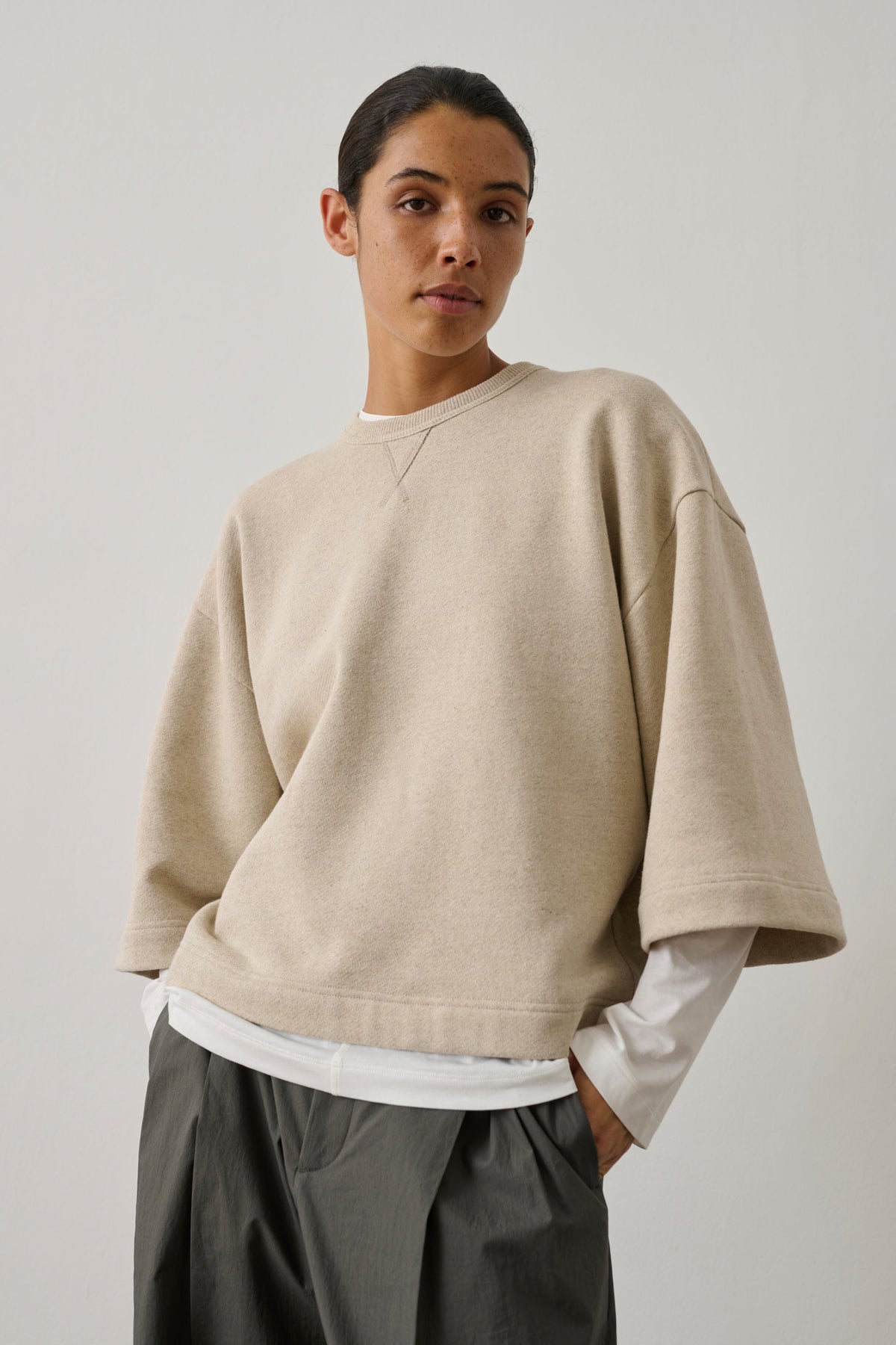 Sweatshirt en molleton