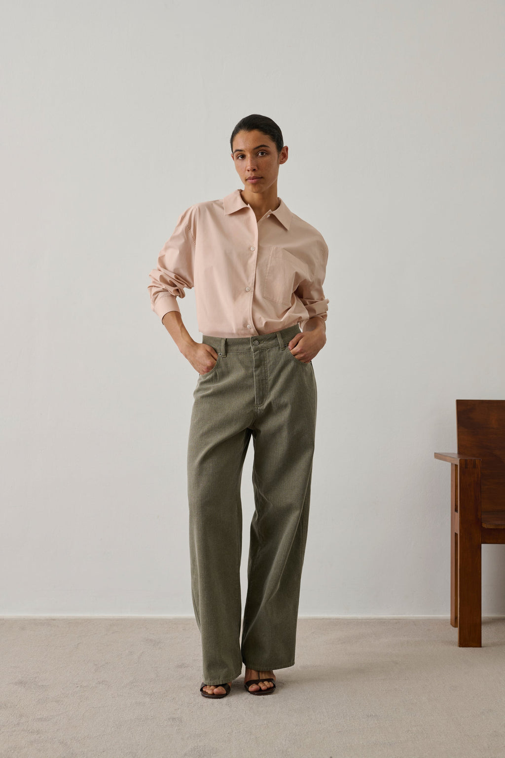 Chemise en popeline