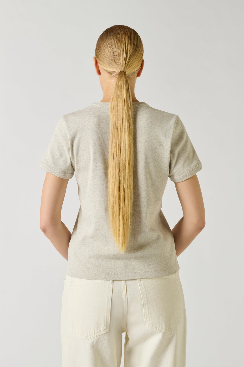 Tee-shirt brodé en coton