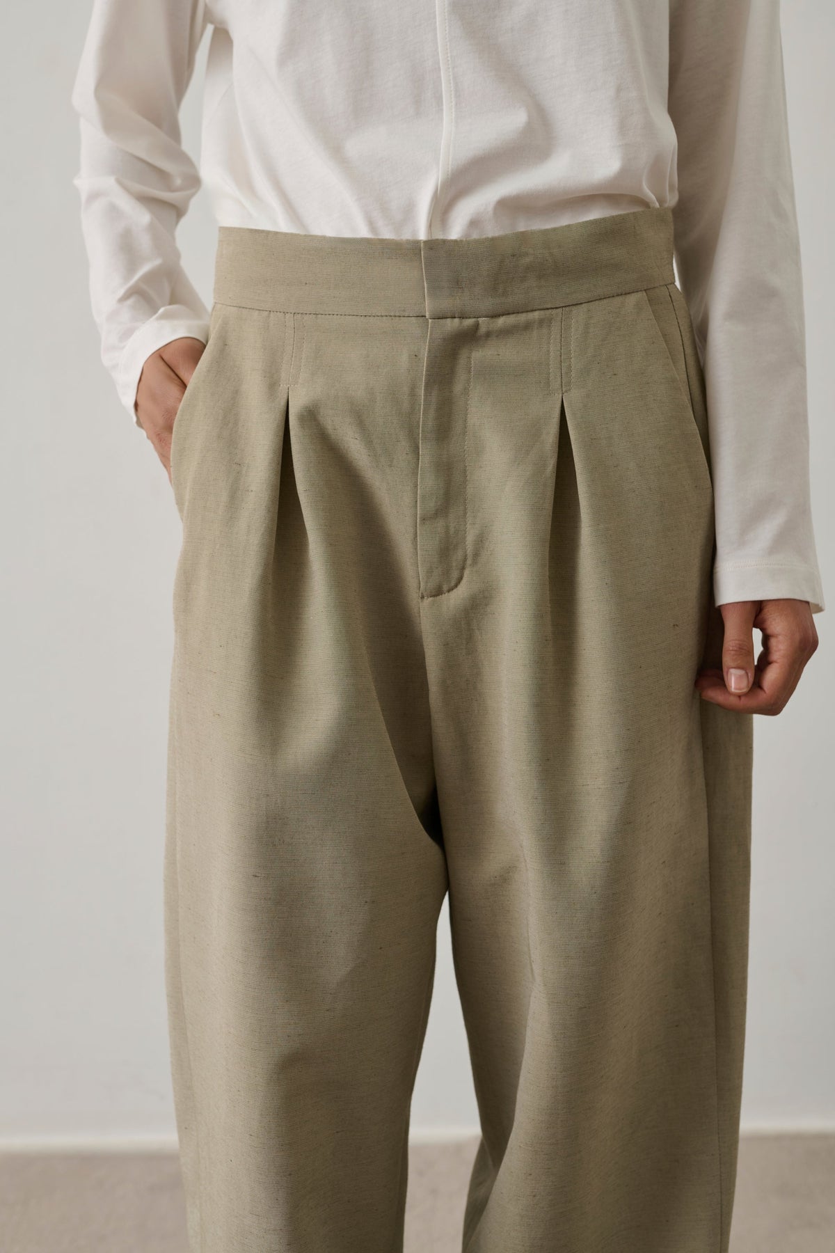 Pantalon en toile