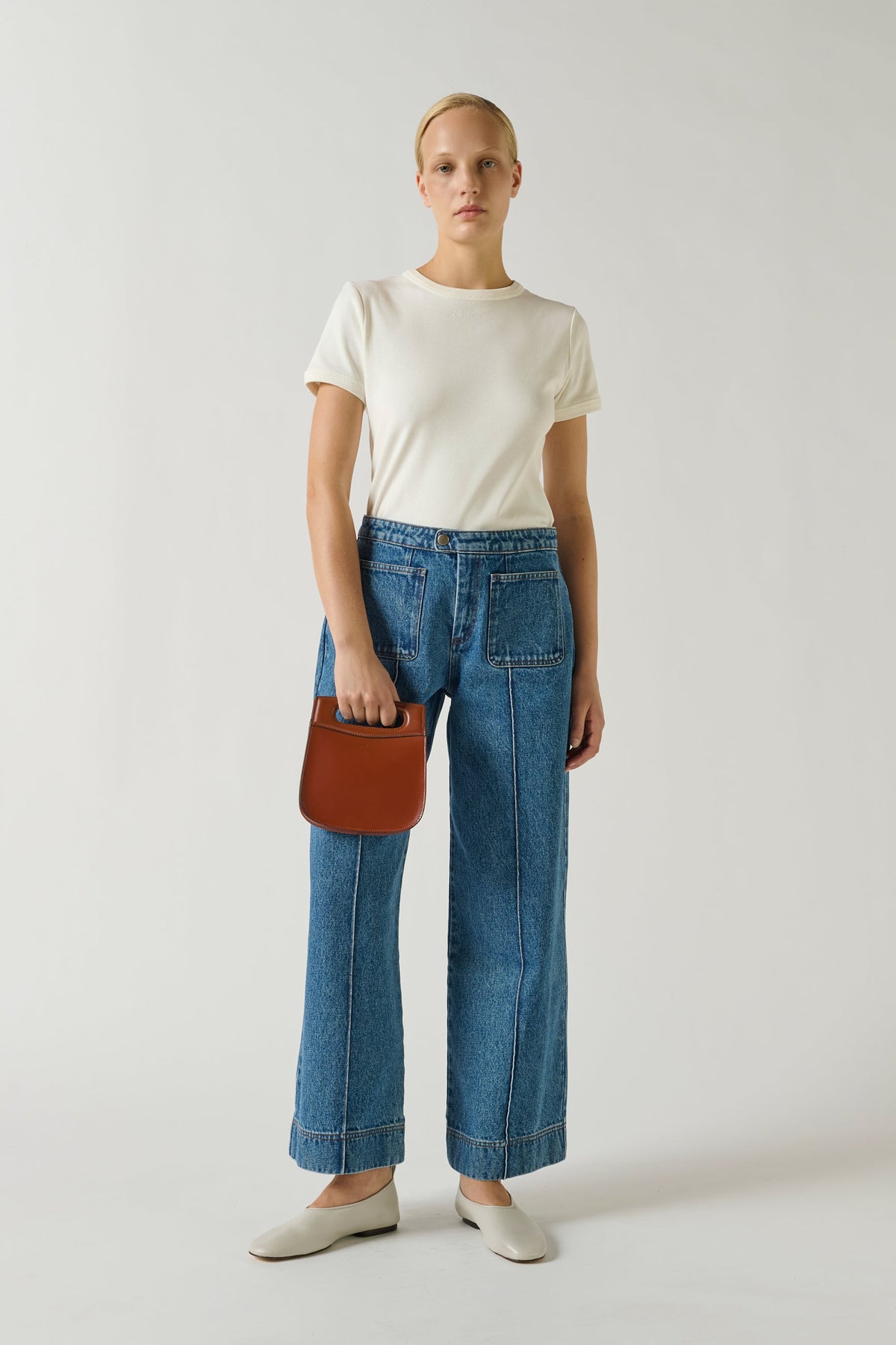 Sac en cuir effet lézard