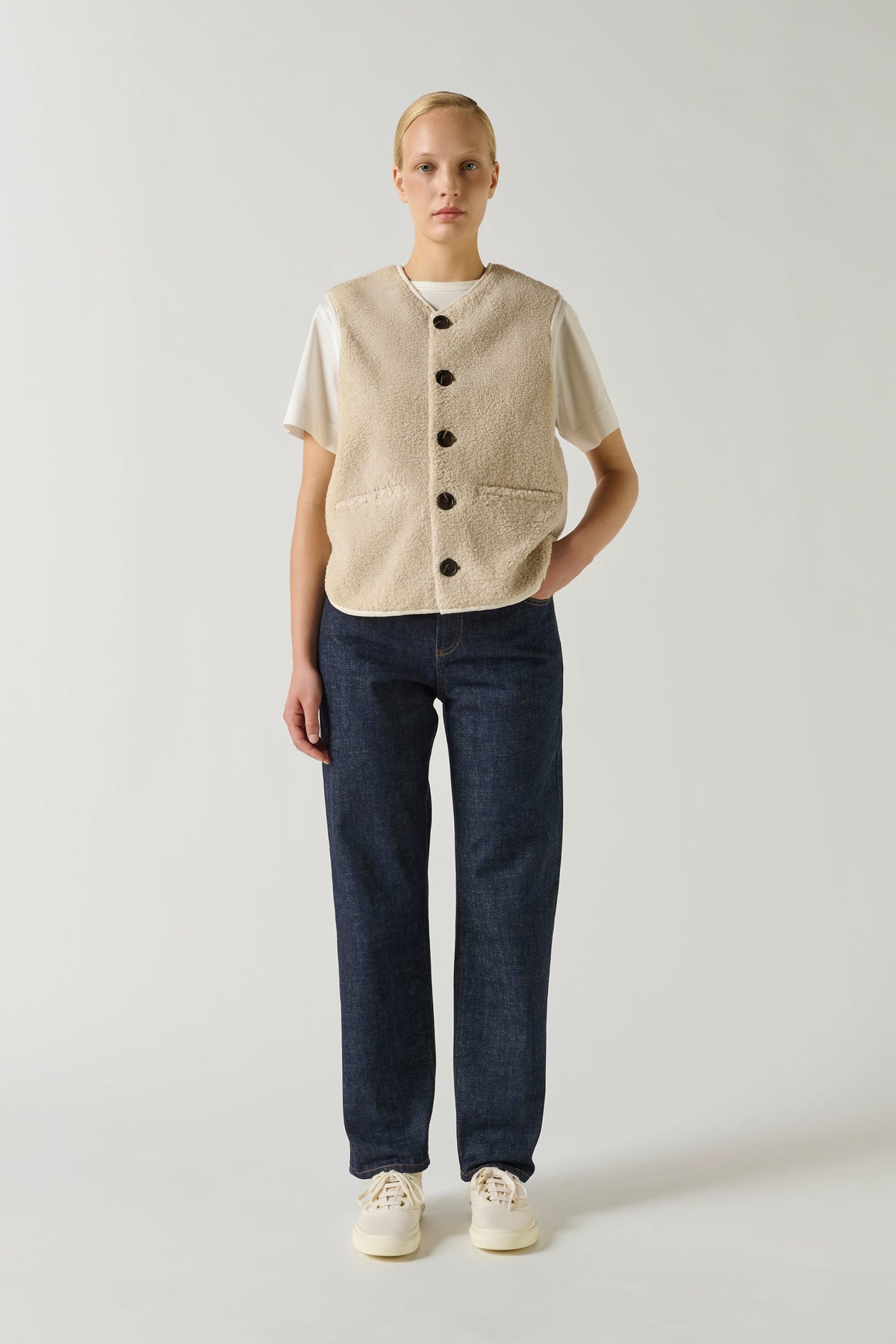 Blouson en fausse fourrure