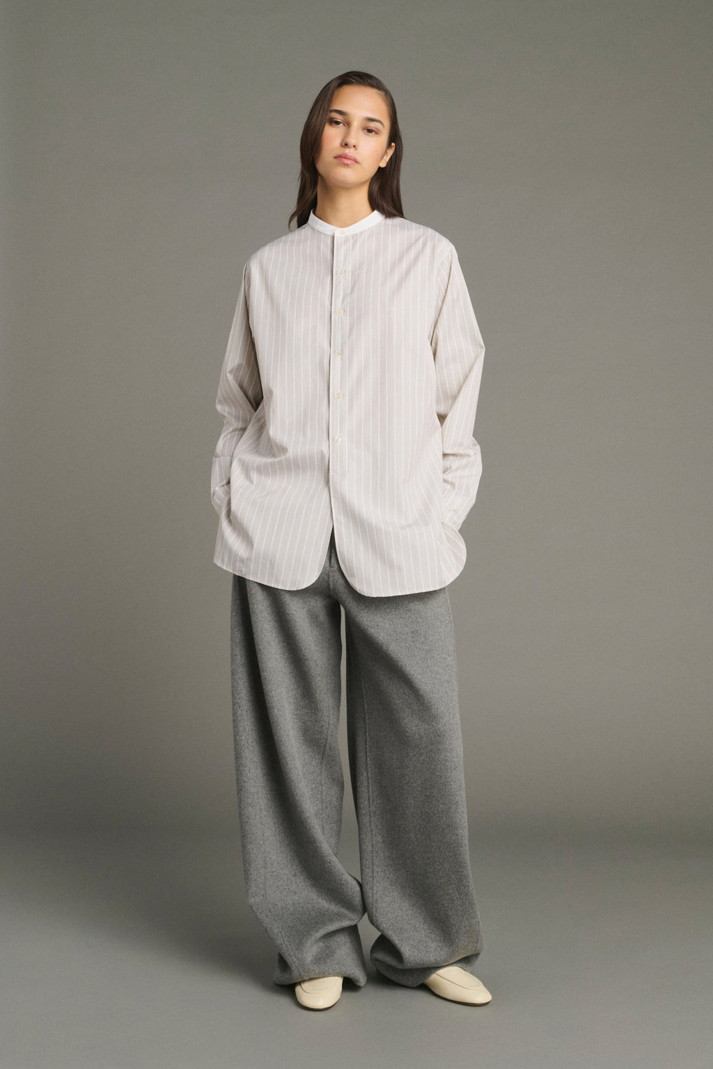 Chemise liquette à rayures