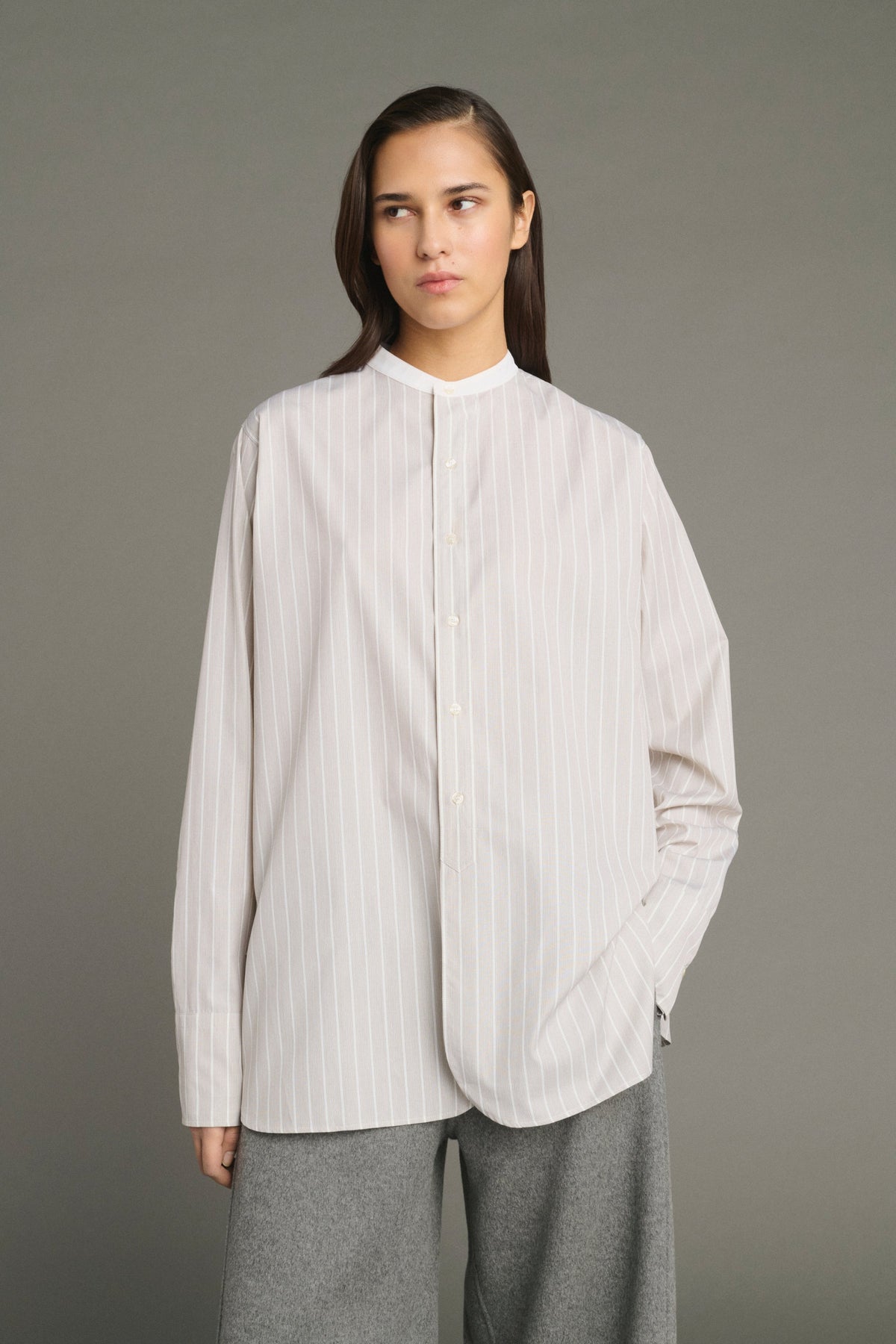 Chemise liquette à rayures