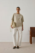 Blouse en cuir d'agneau