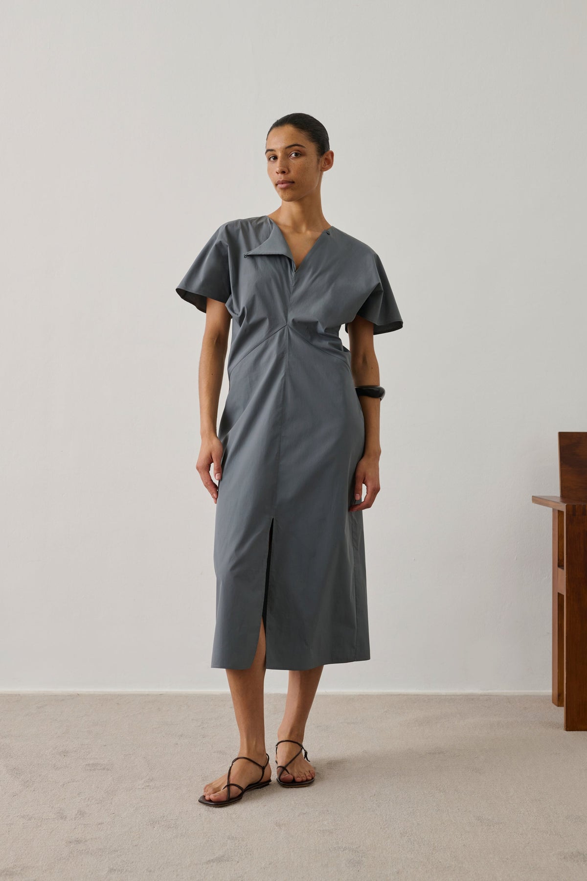 Robe en popeline