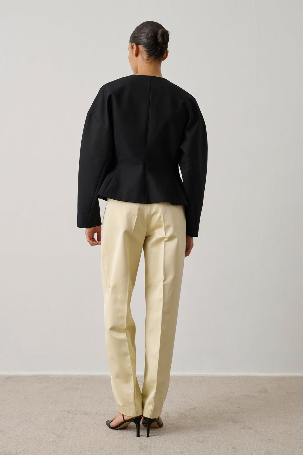 Pantalon de tailleur en coton
