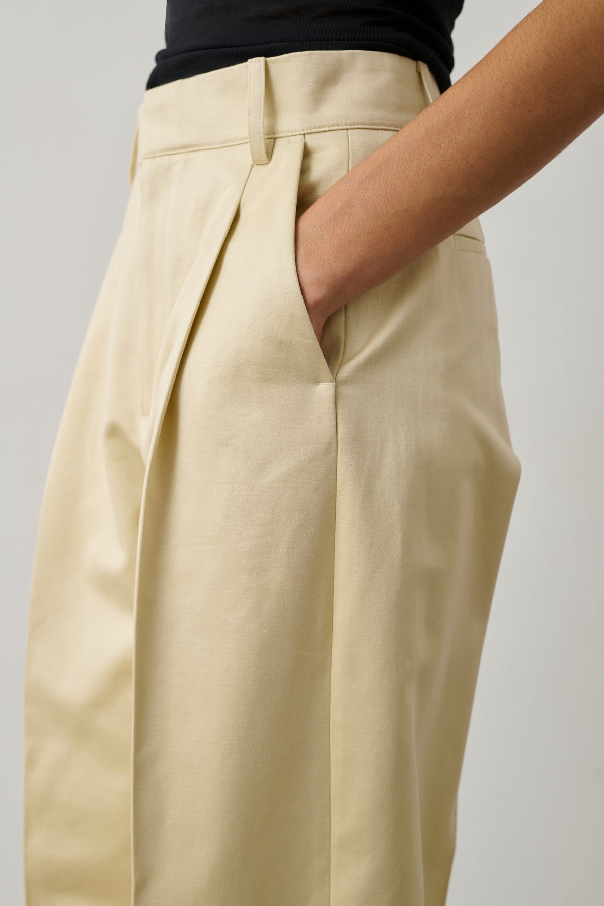 Pantalon de tailleur en coton