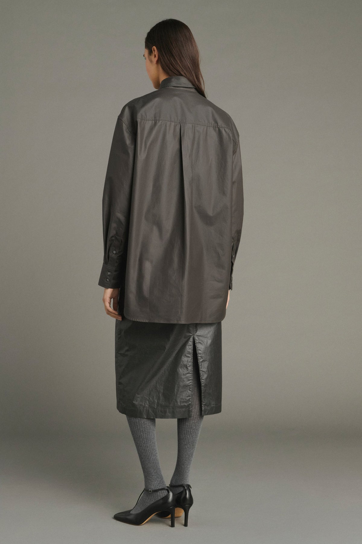 Chemise oversize à poche