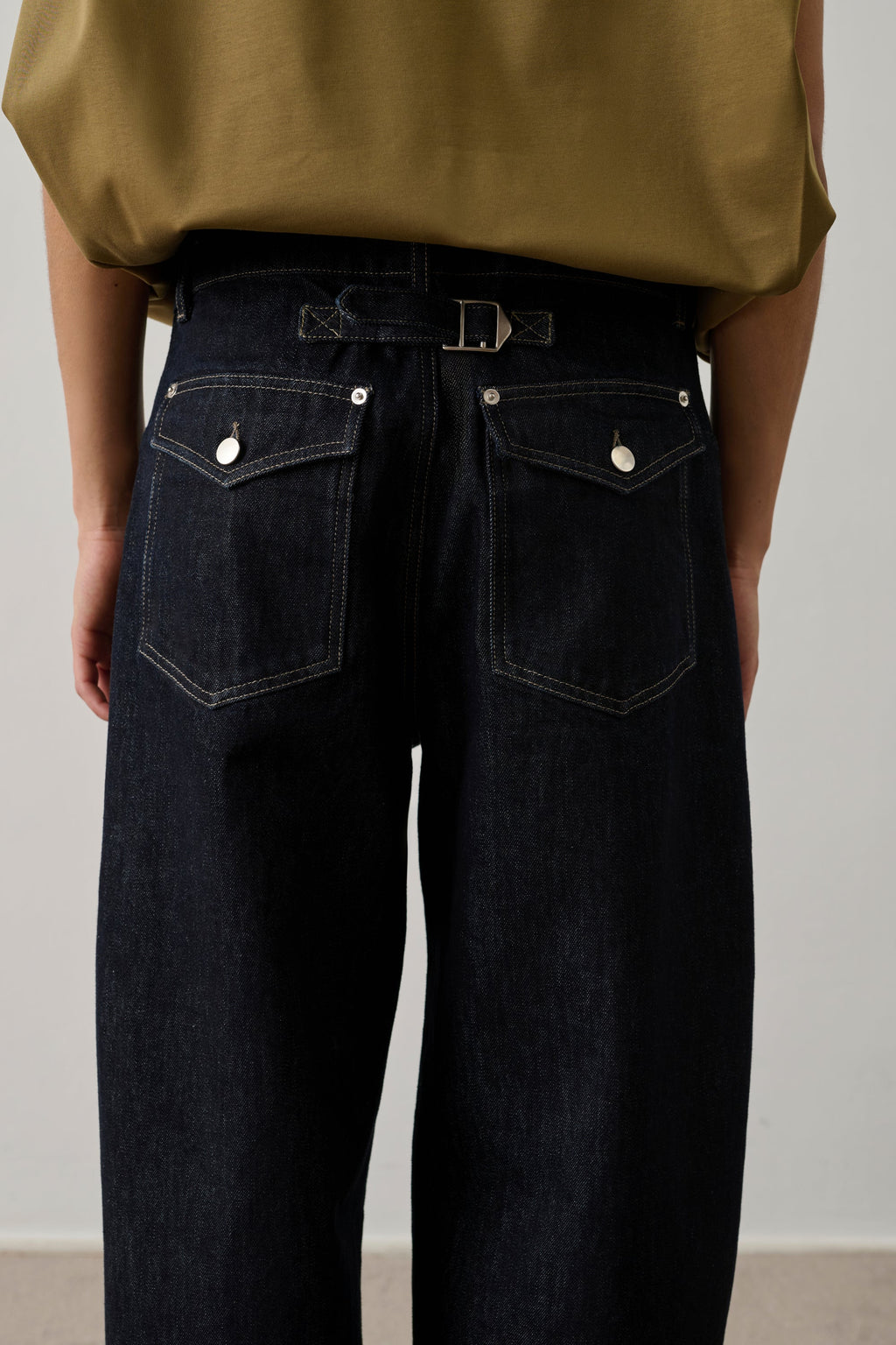 Pantalon velours 1000 raies à martingale