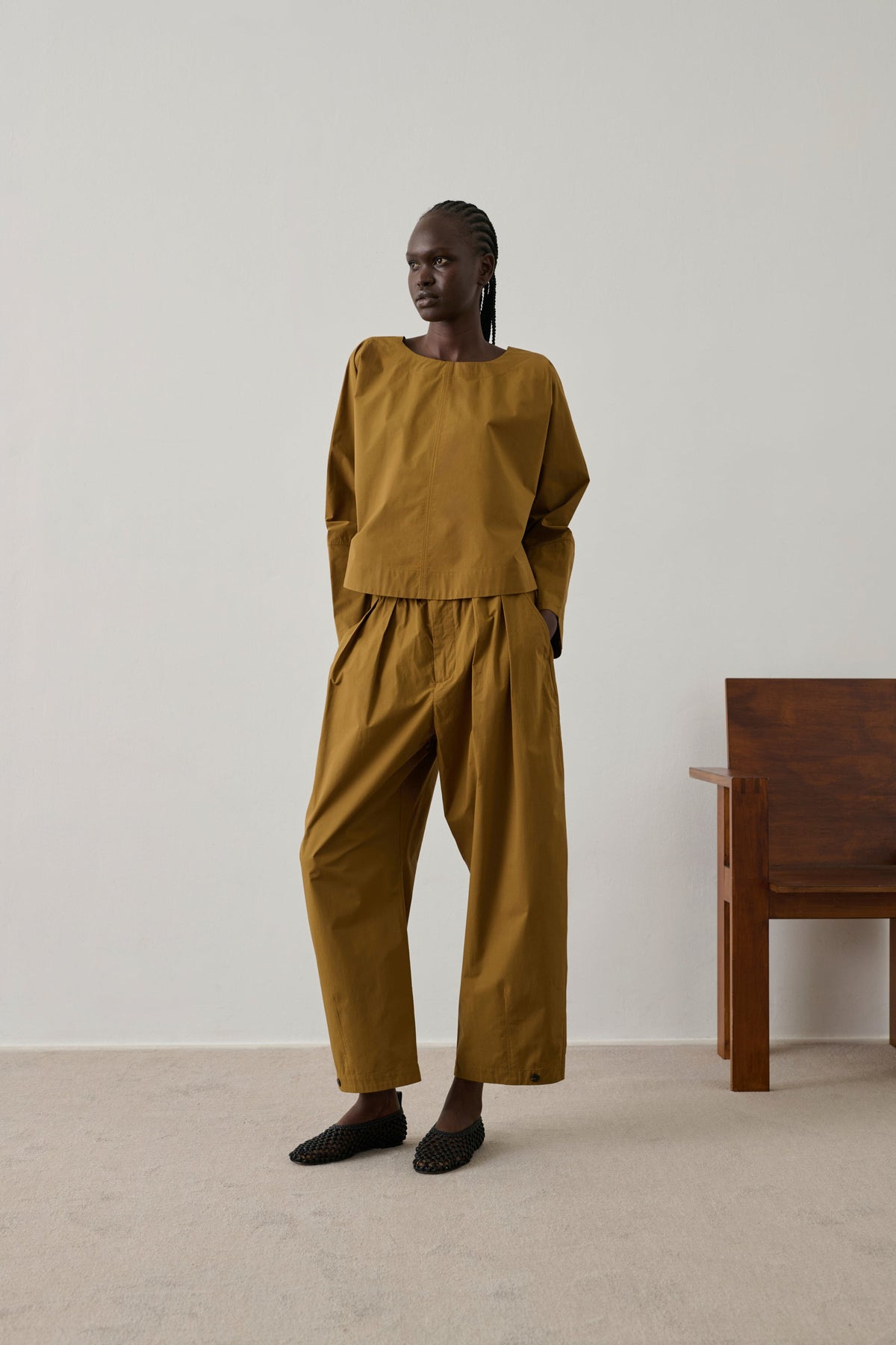 Blouse en popeline