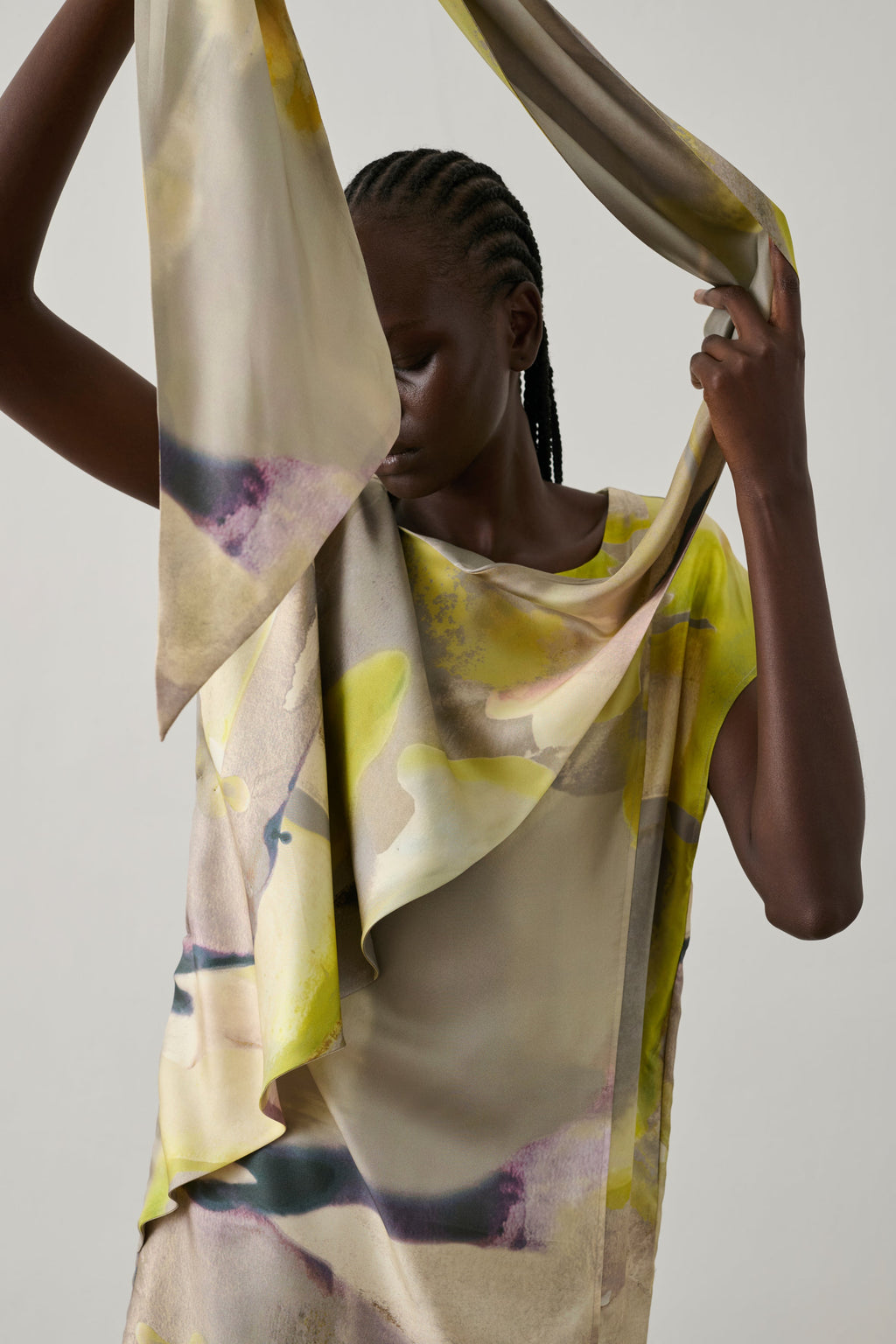 Robe en soie