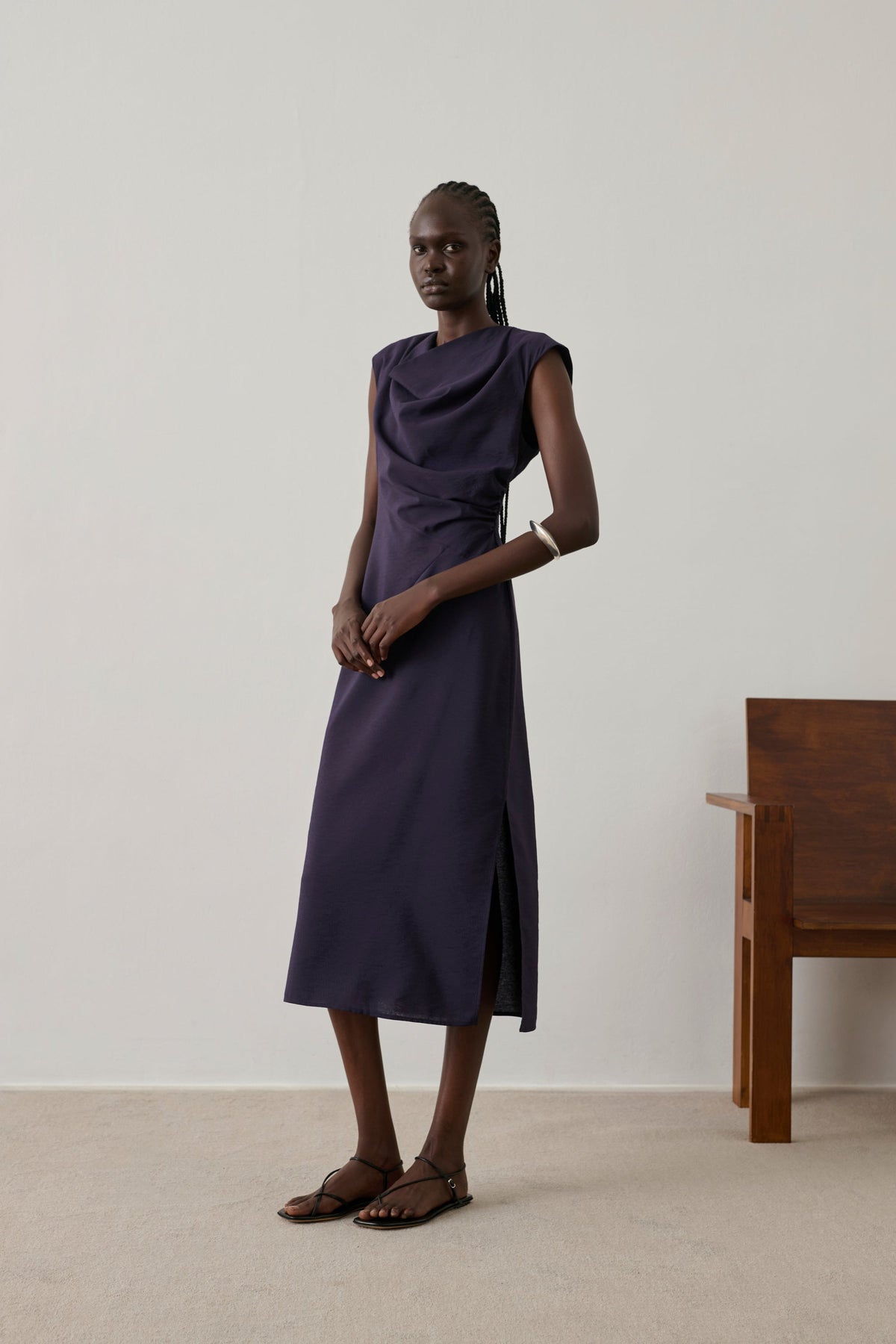 Robe en toile fluide
