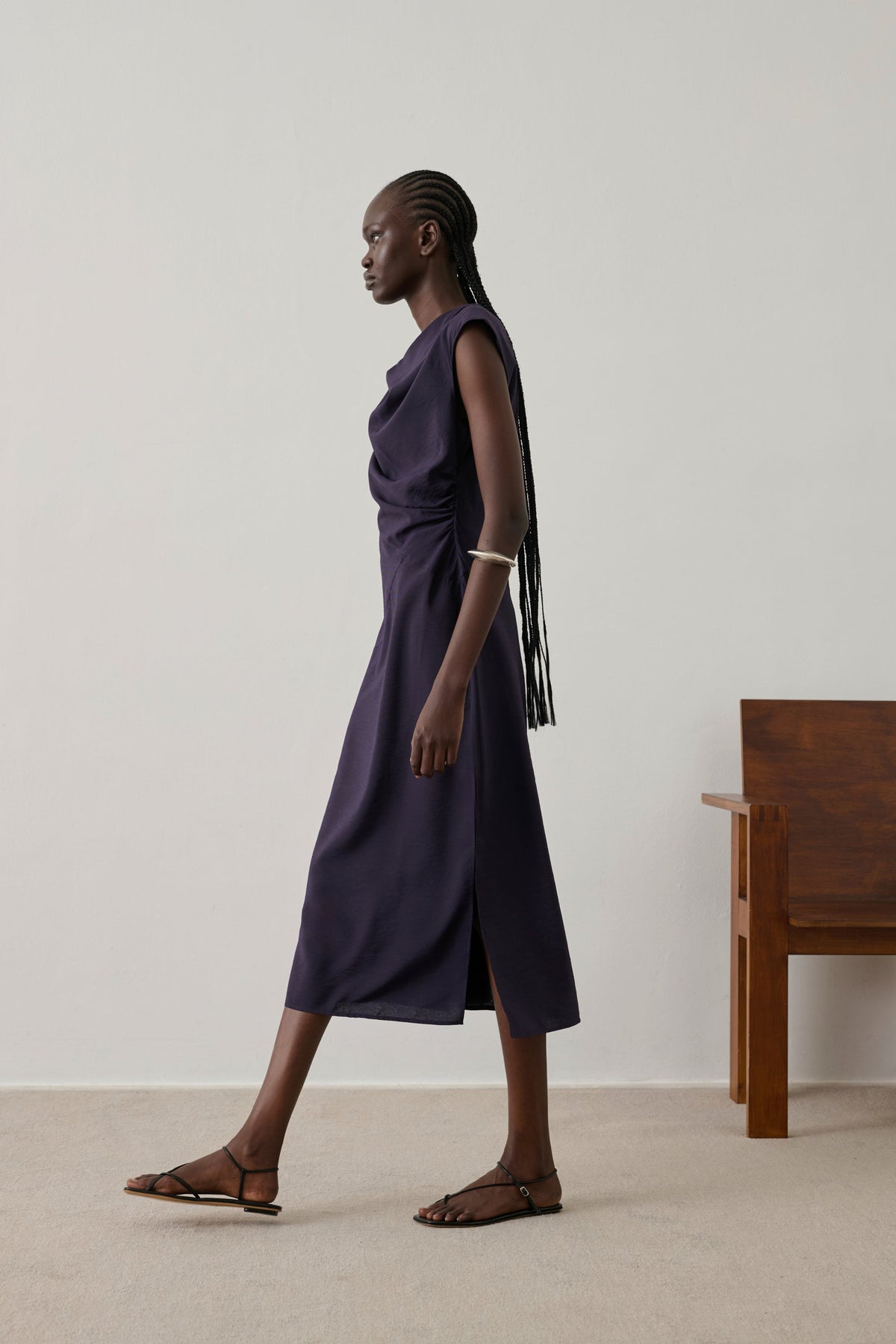 Robe en toile fluide