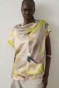 Blouse en twill de soie