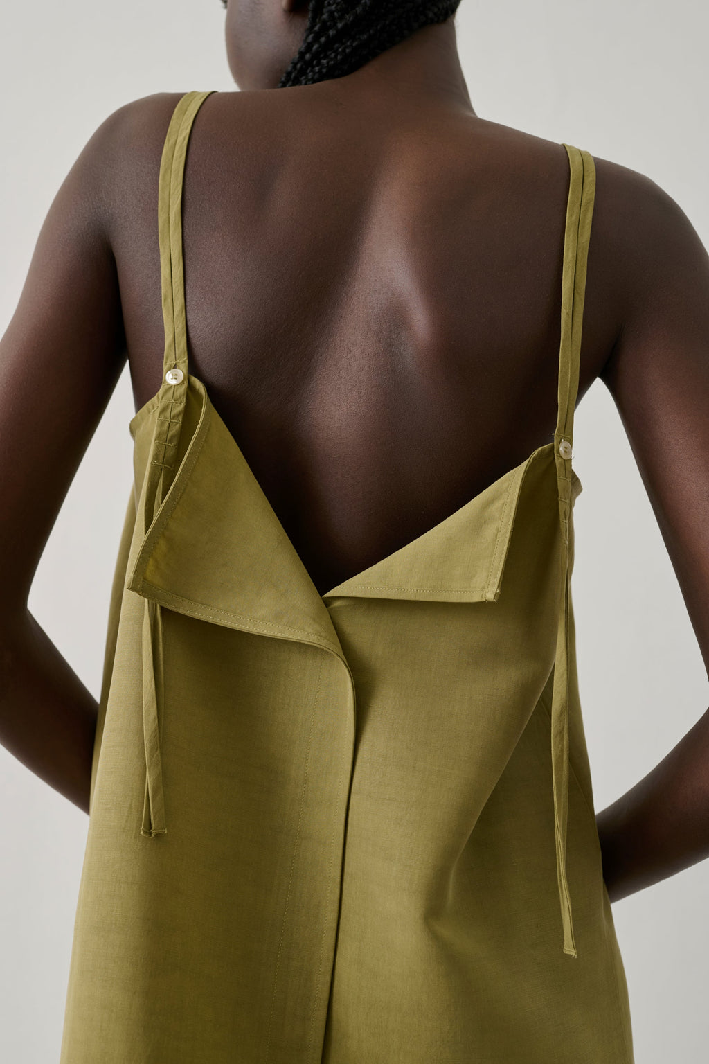 Robe courte en lin