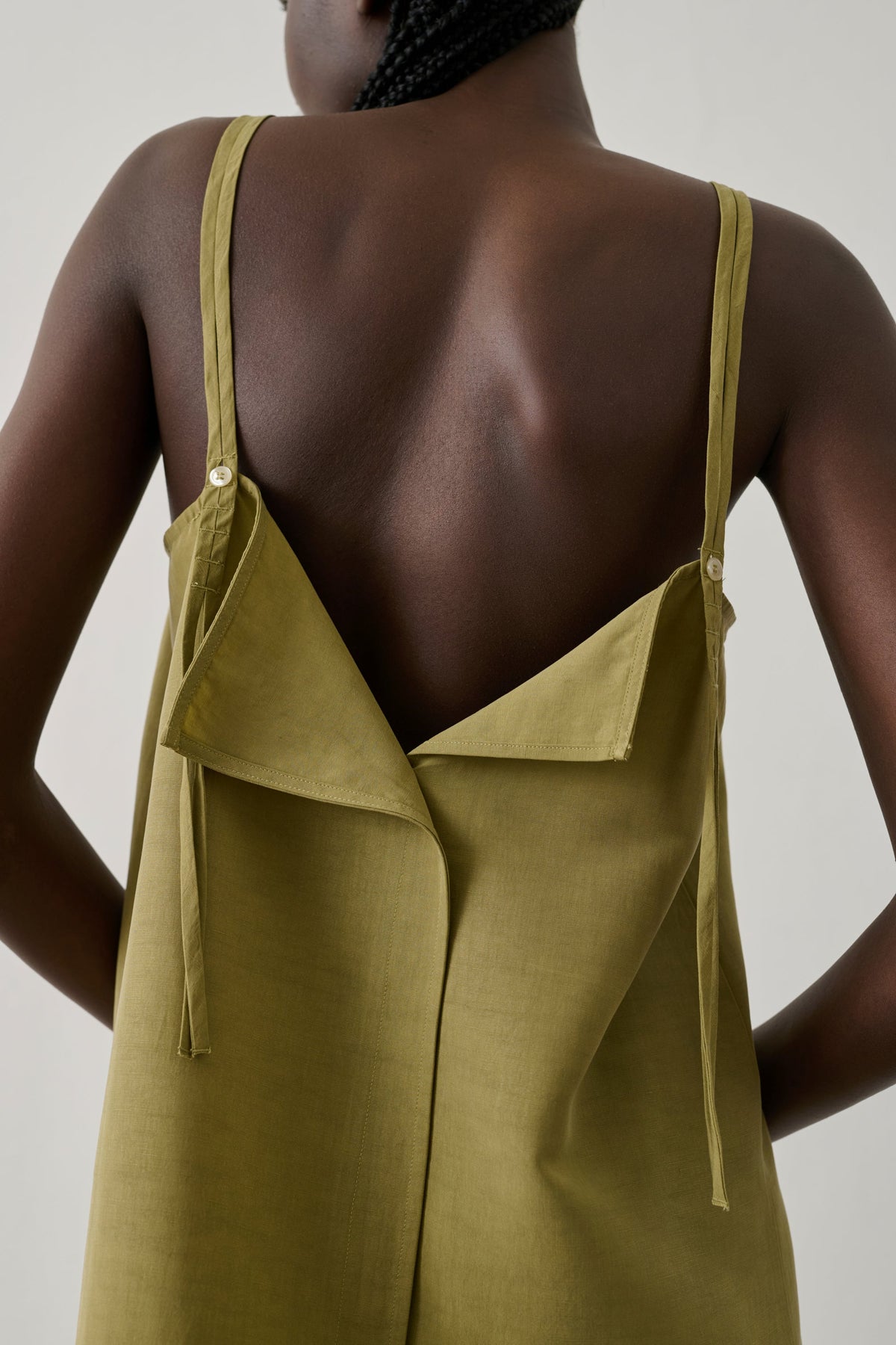 Robe courte en lin