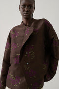 Blouse en lin et soie