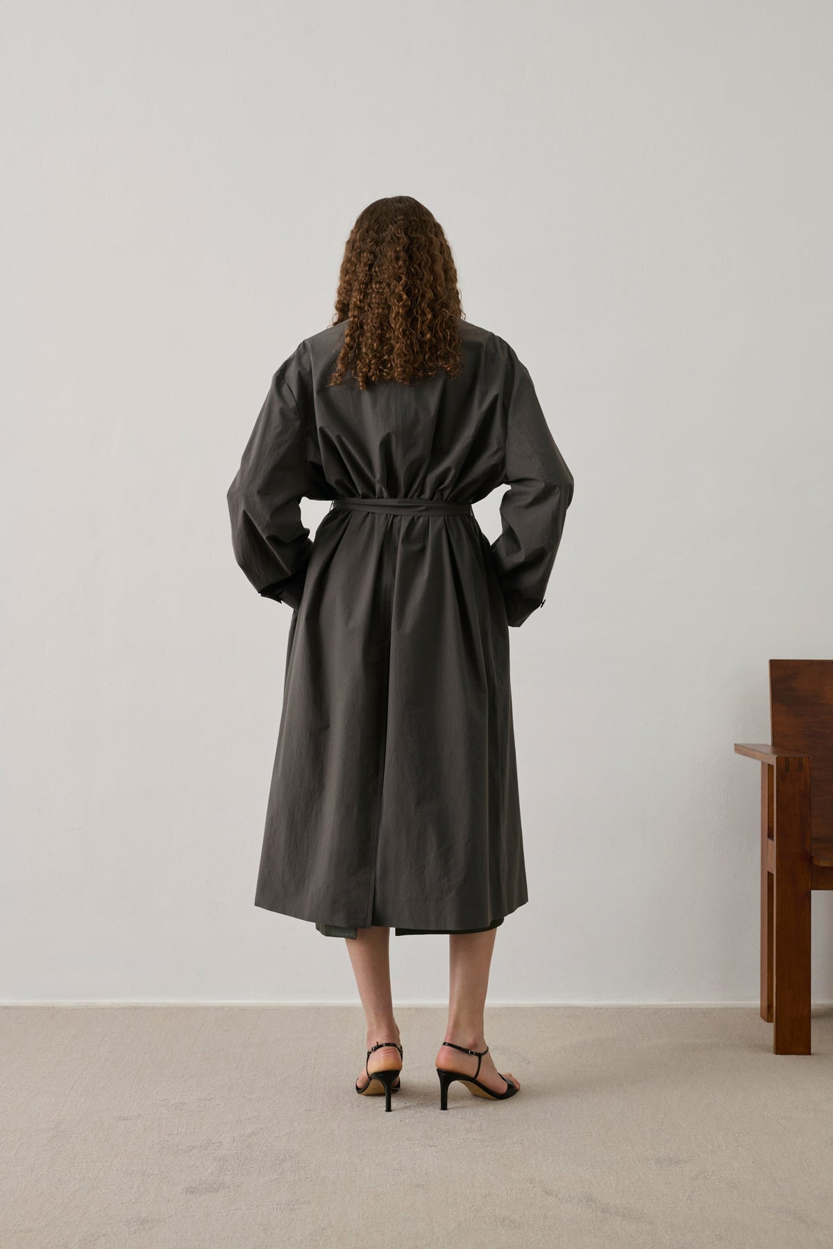 Trench oversize en popeline
