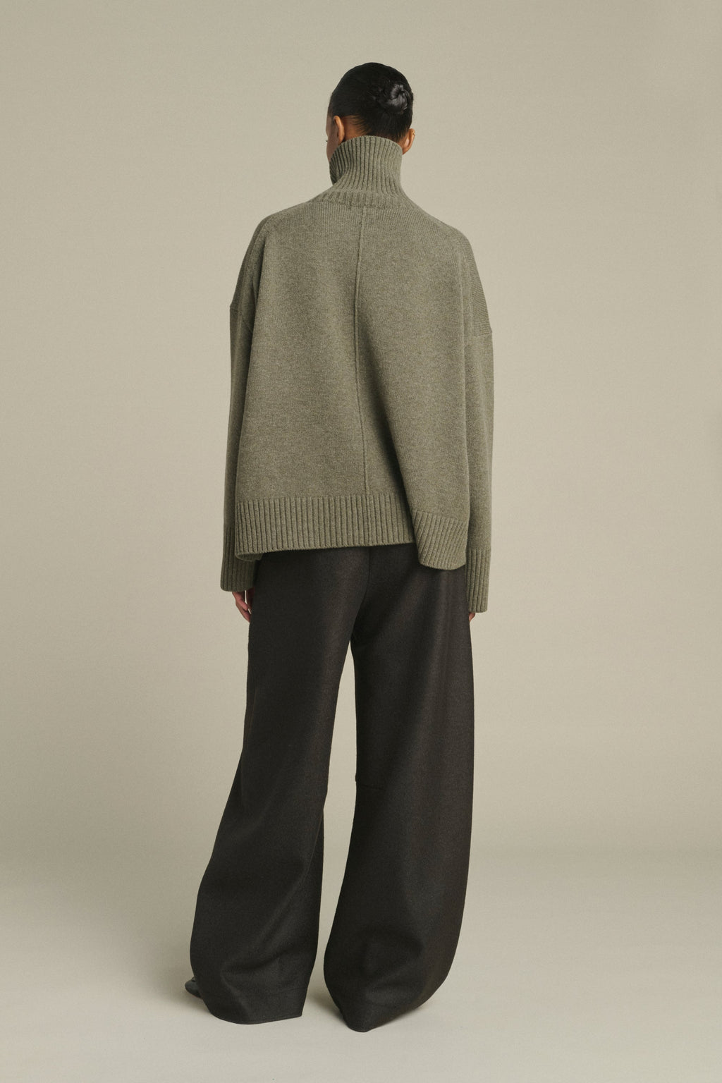 Col roulé oversize