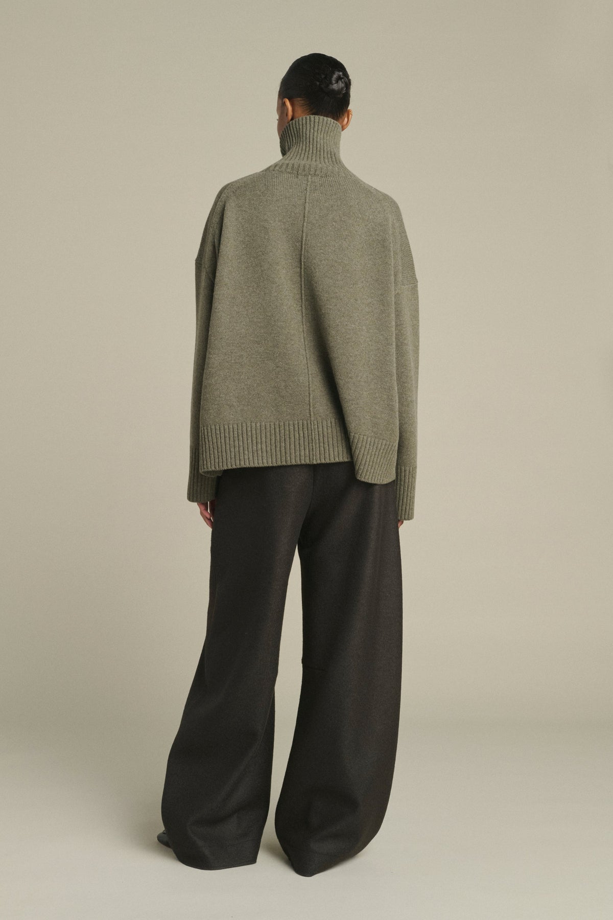 Col roulé oversize
