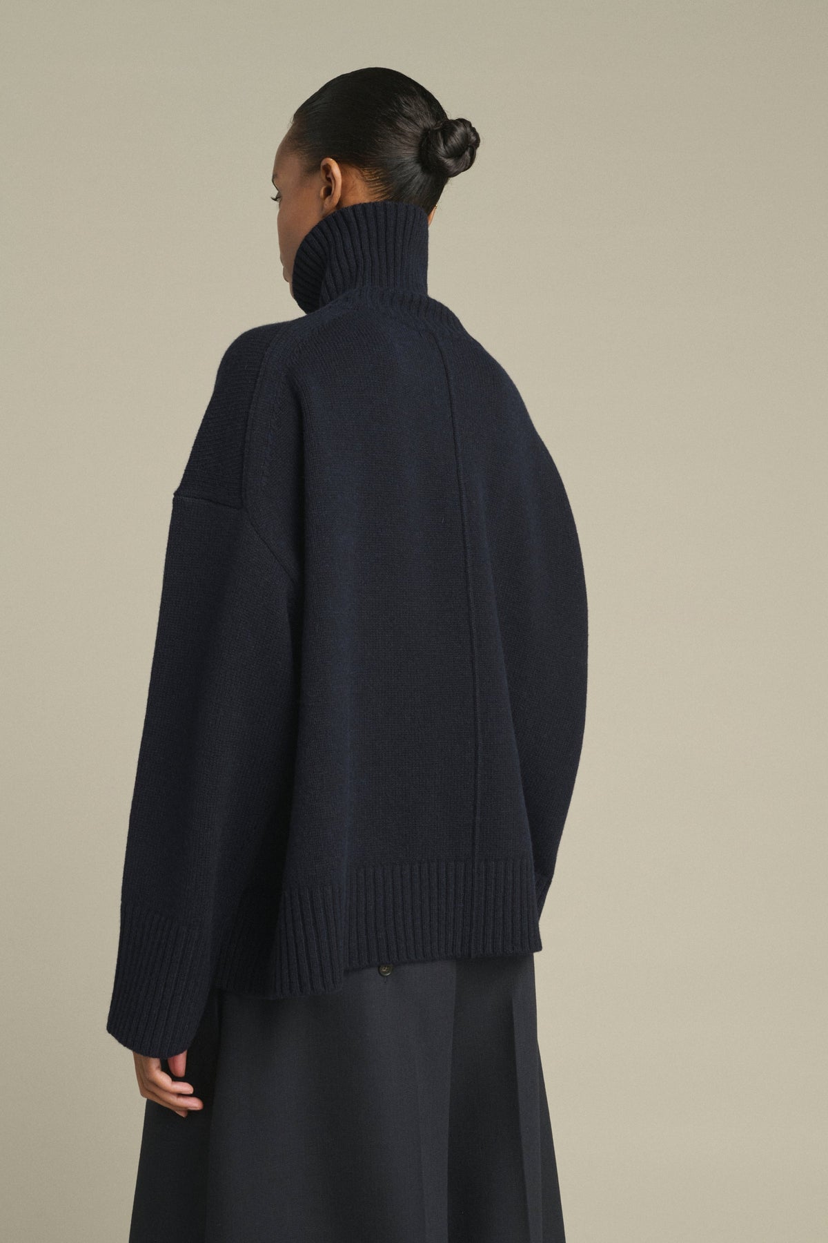 Col roulé oversize