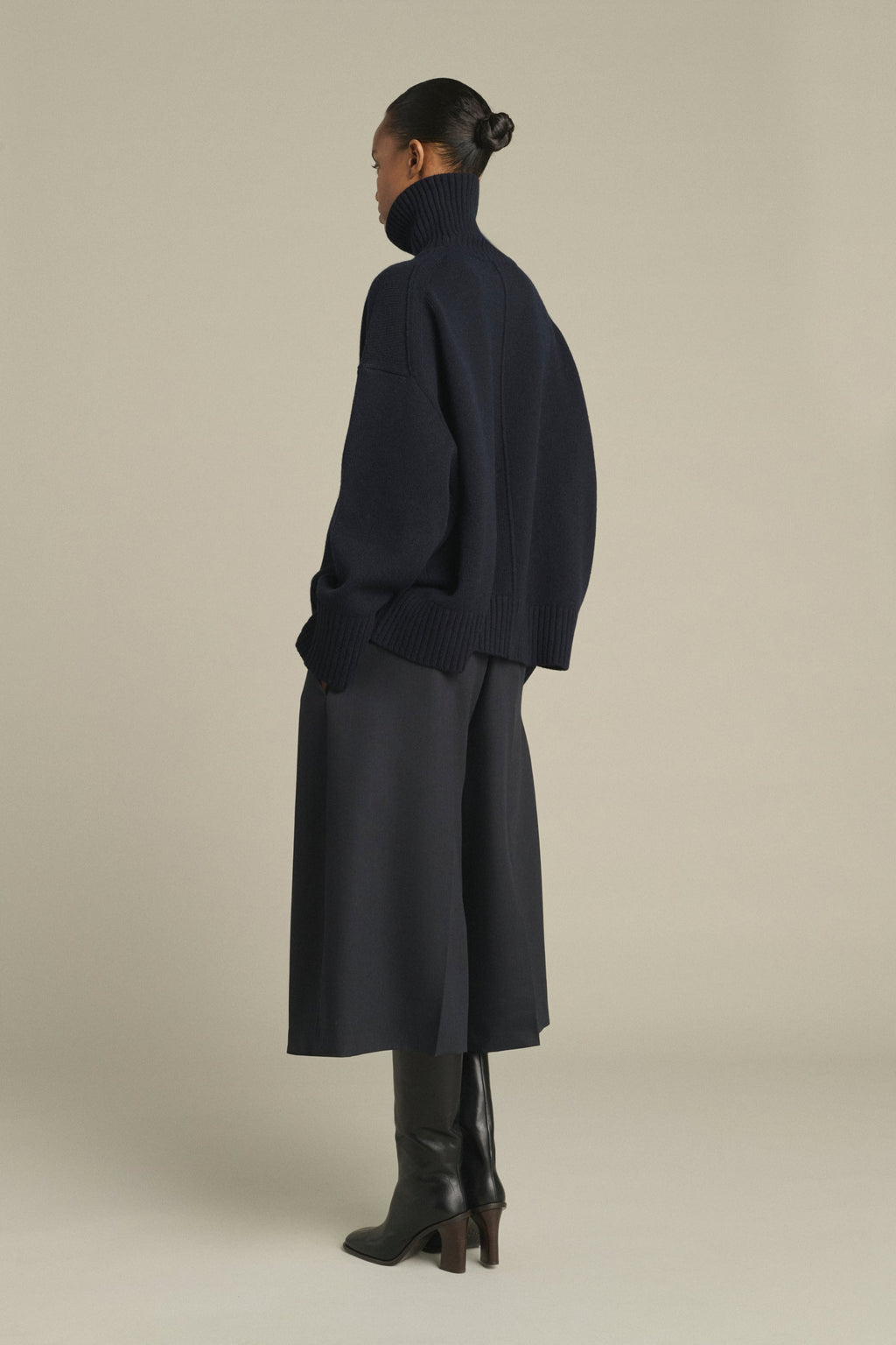 Col roulé oversize