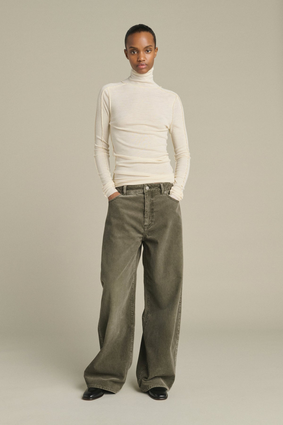 Pantalon en toile japonaise