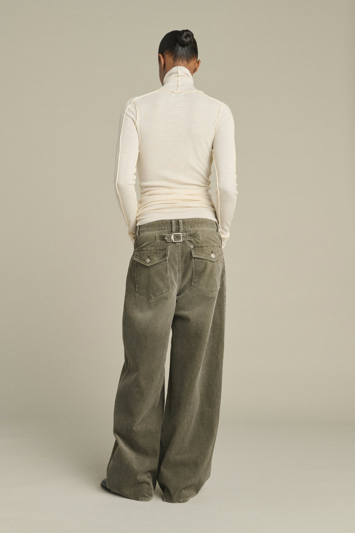 Pantalon en toile japonaise