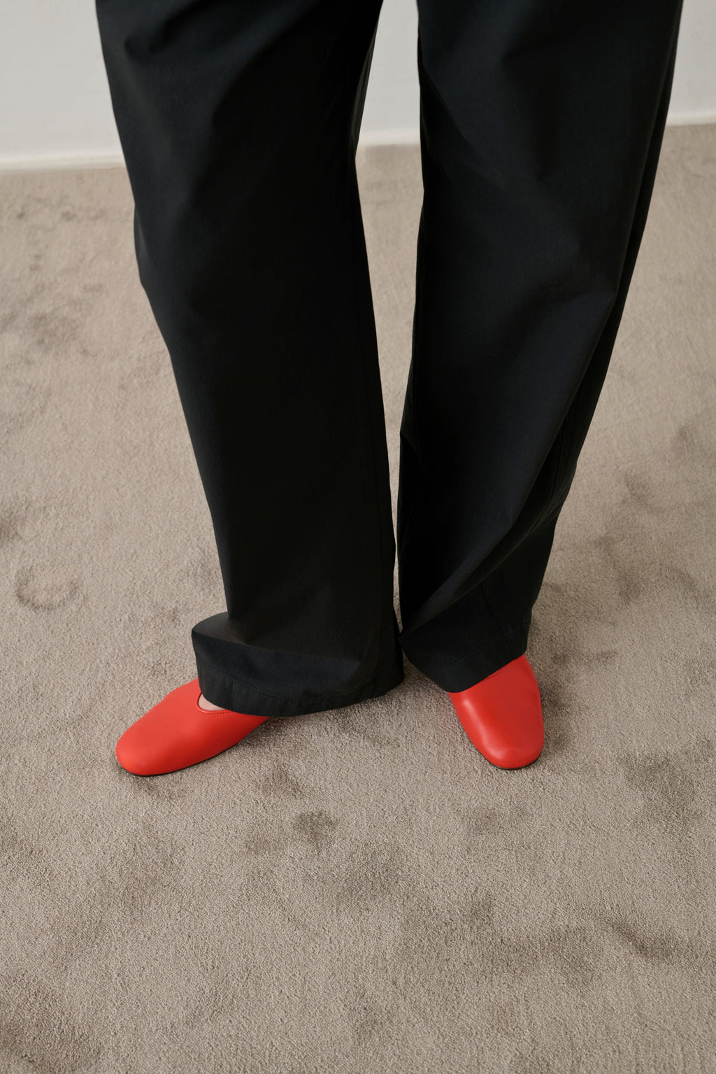 Slingbacks en cuir d'agneau souple