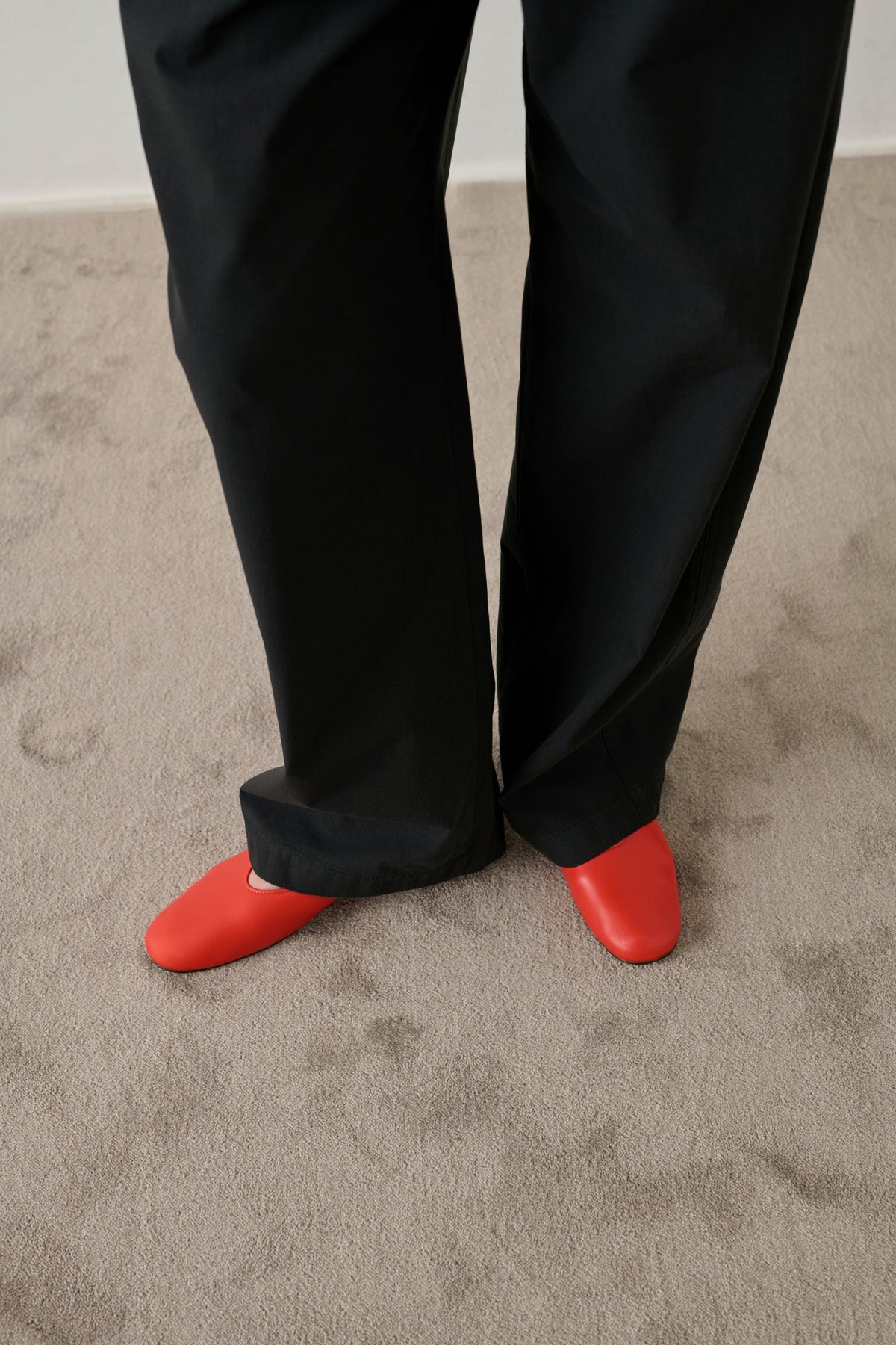 Slingbacks en cuir d'agneau souple
