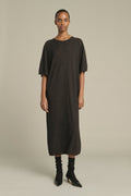 Robe tee-shirt en maille texturée