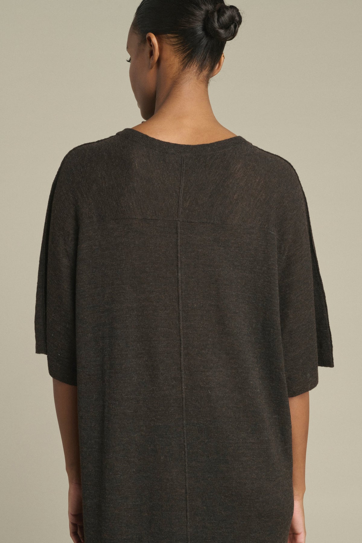 Robe tee-shirt en maille texturée